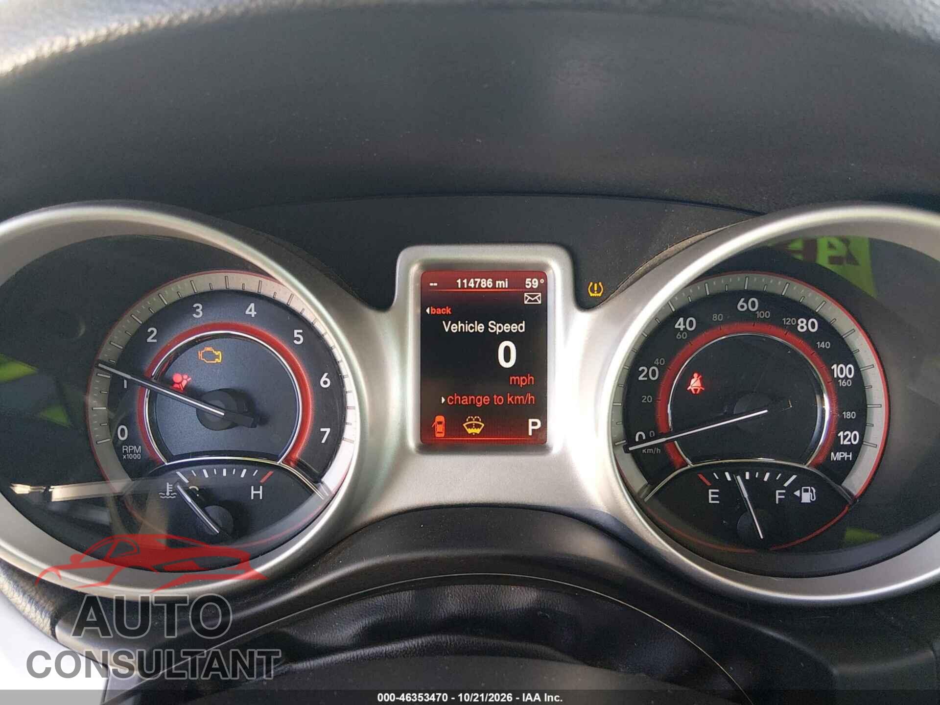 DODGE JOURNEY 2015 - 3C4PDCEG3FT632724
