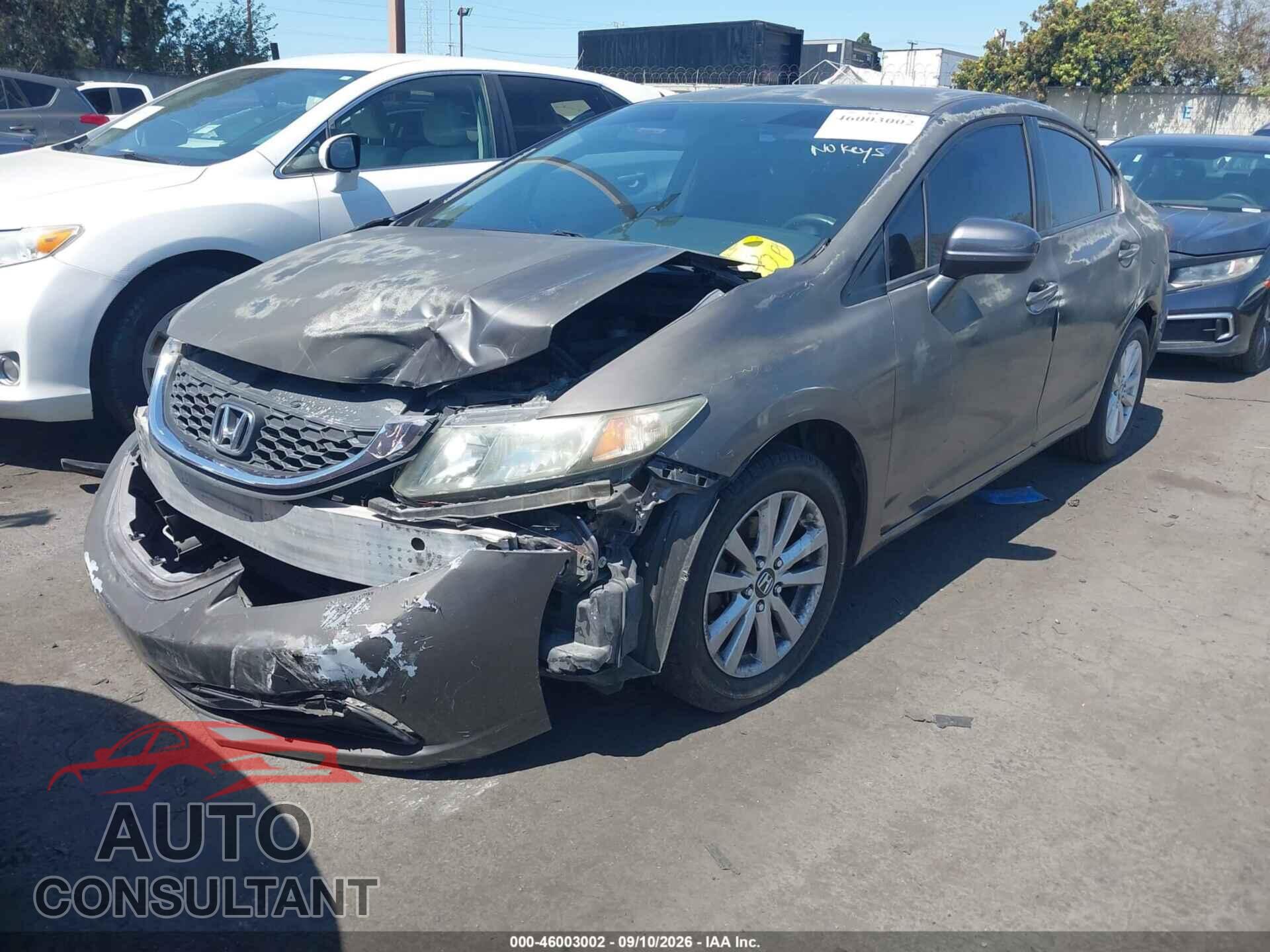 HONDA CIVIC 2014 - 19XFB2F54EE210683