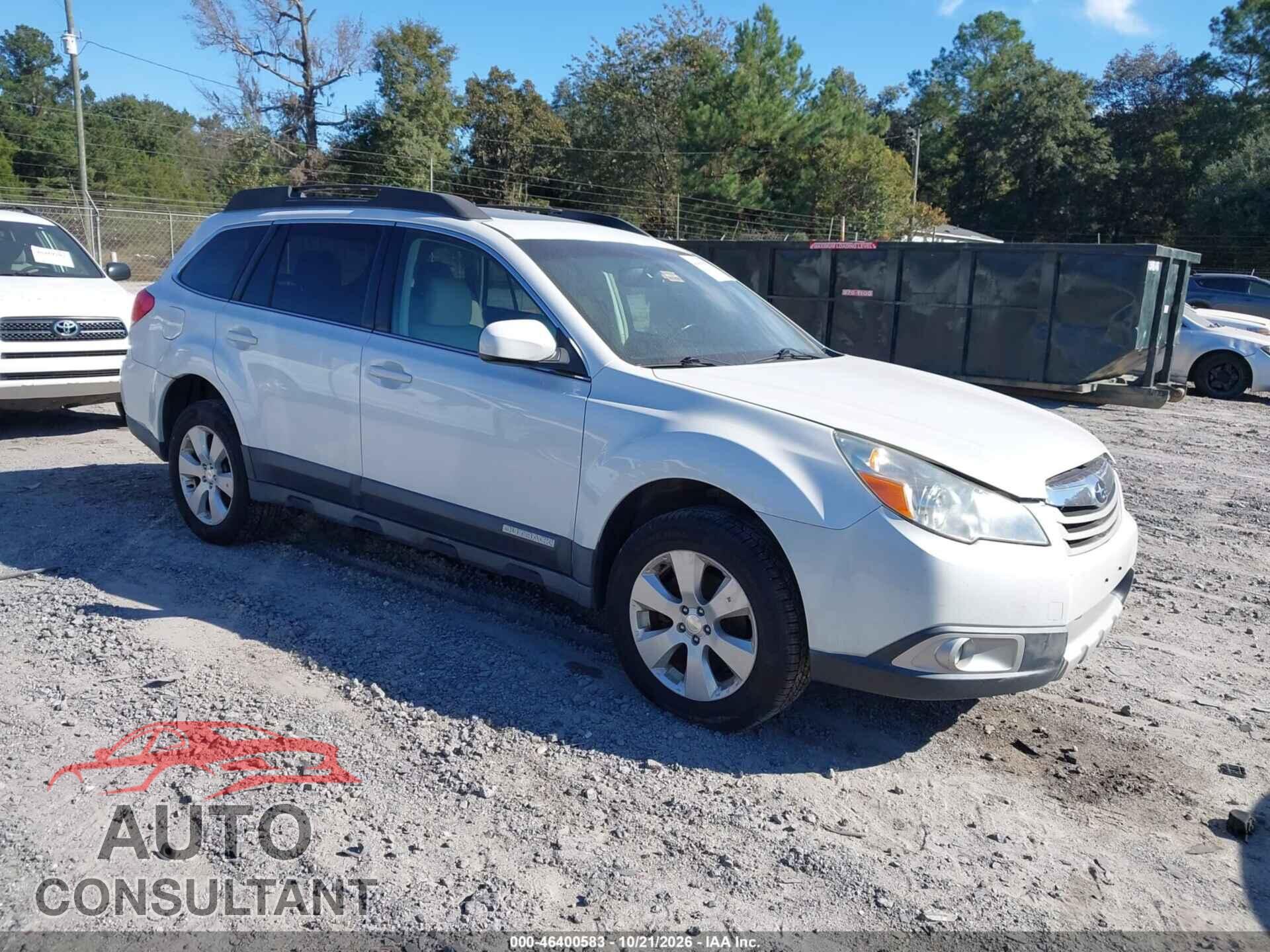 SUBARU OUTBACK 2011 - 4S4BRBKC8B3380736