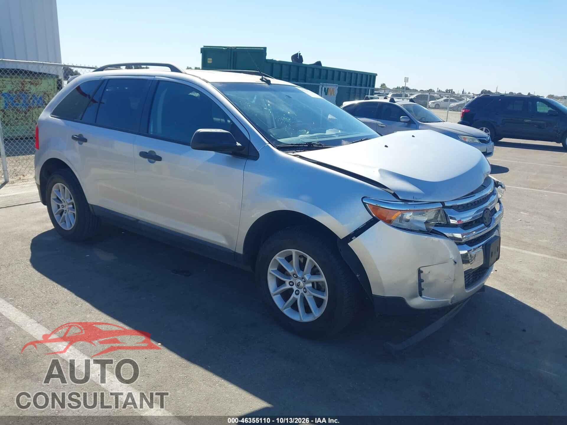 FORD EDGE 2013 - 2FMDK3GC1DBB54567