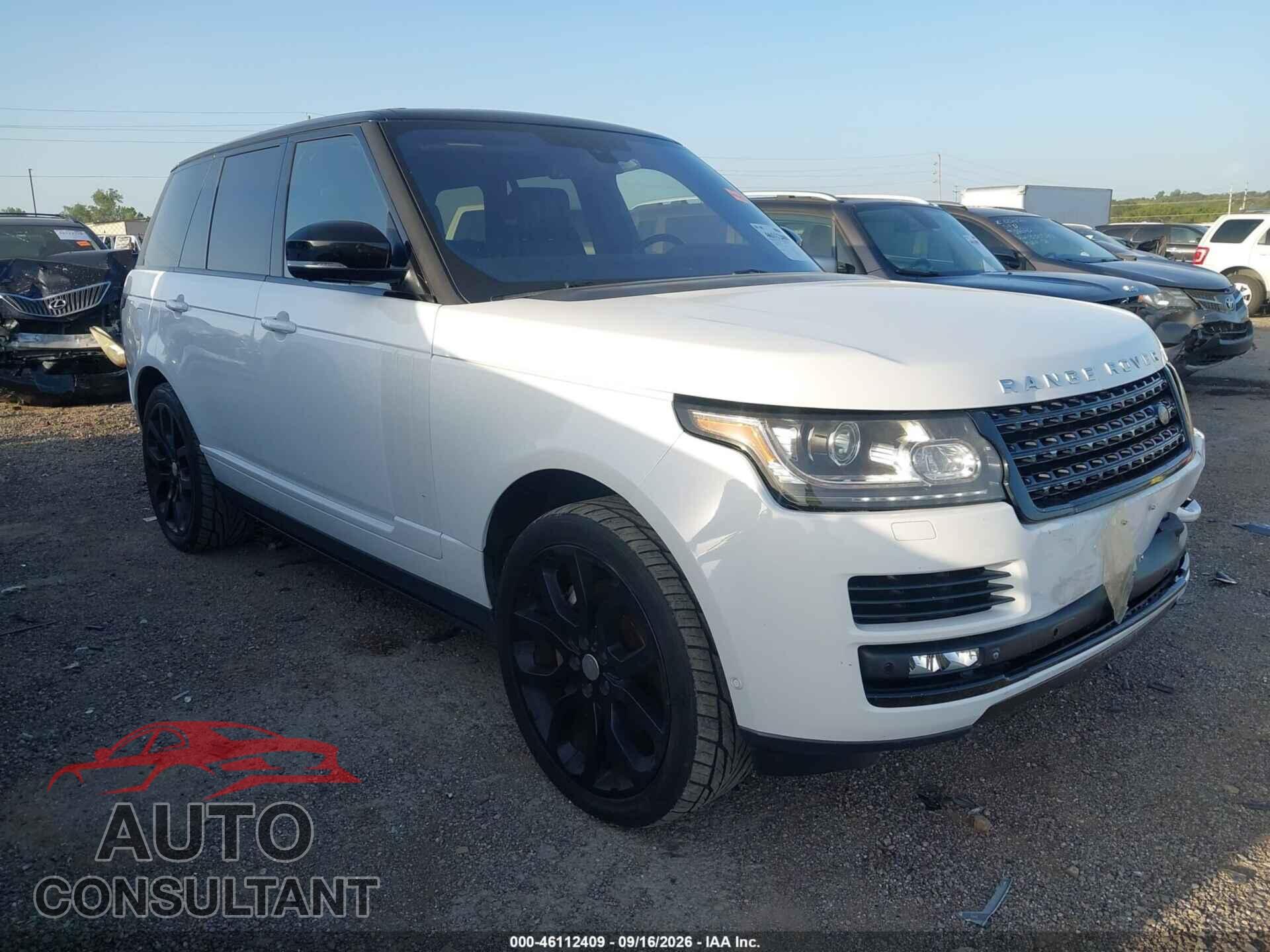 LAND ROVER RANGE ROVER 2015 - SALGS2TF4FA197089