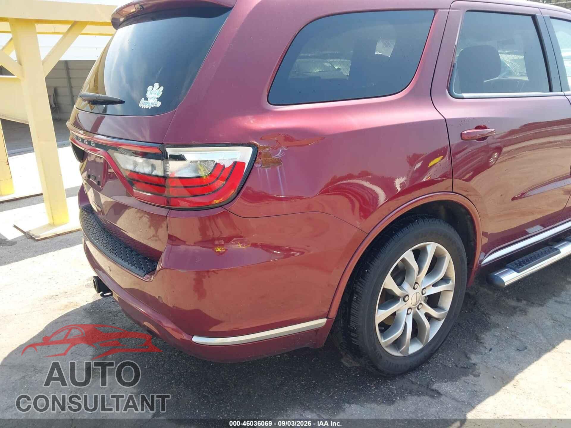 DODGE DURANGO 2017 - 1C4RDHAGXHC829321