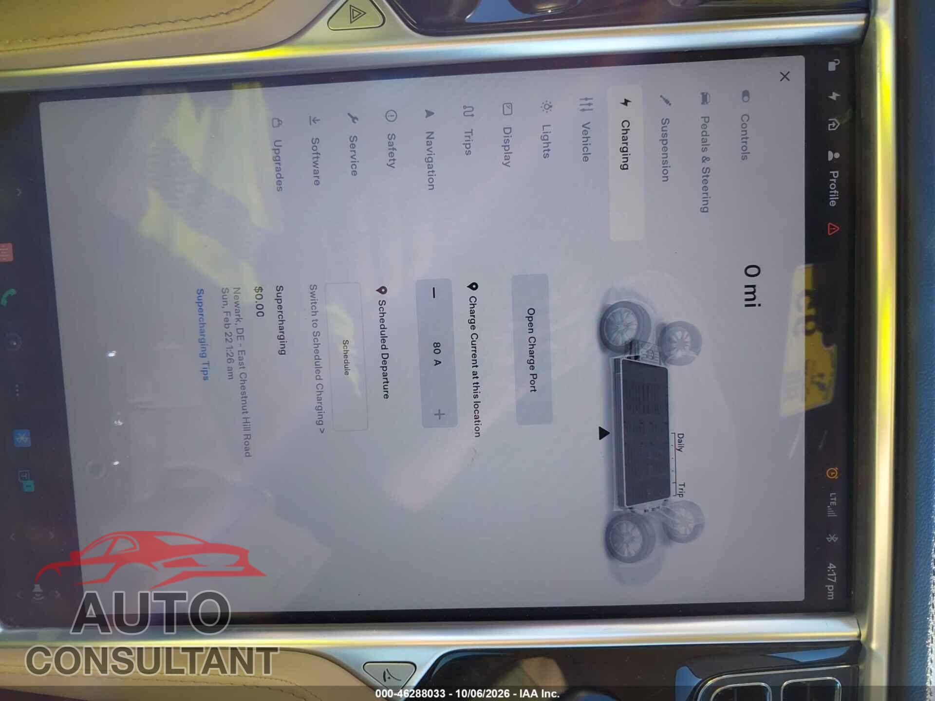TESLA MODEL S 2013 - 5YJSA1DG4DFP03790