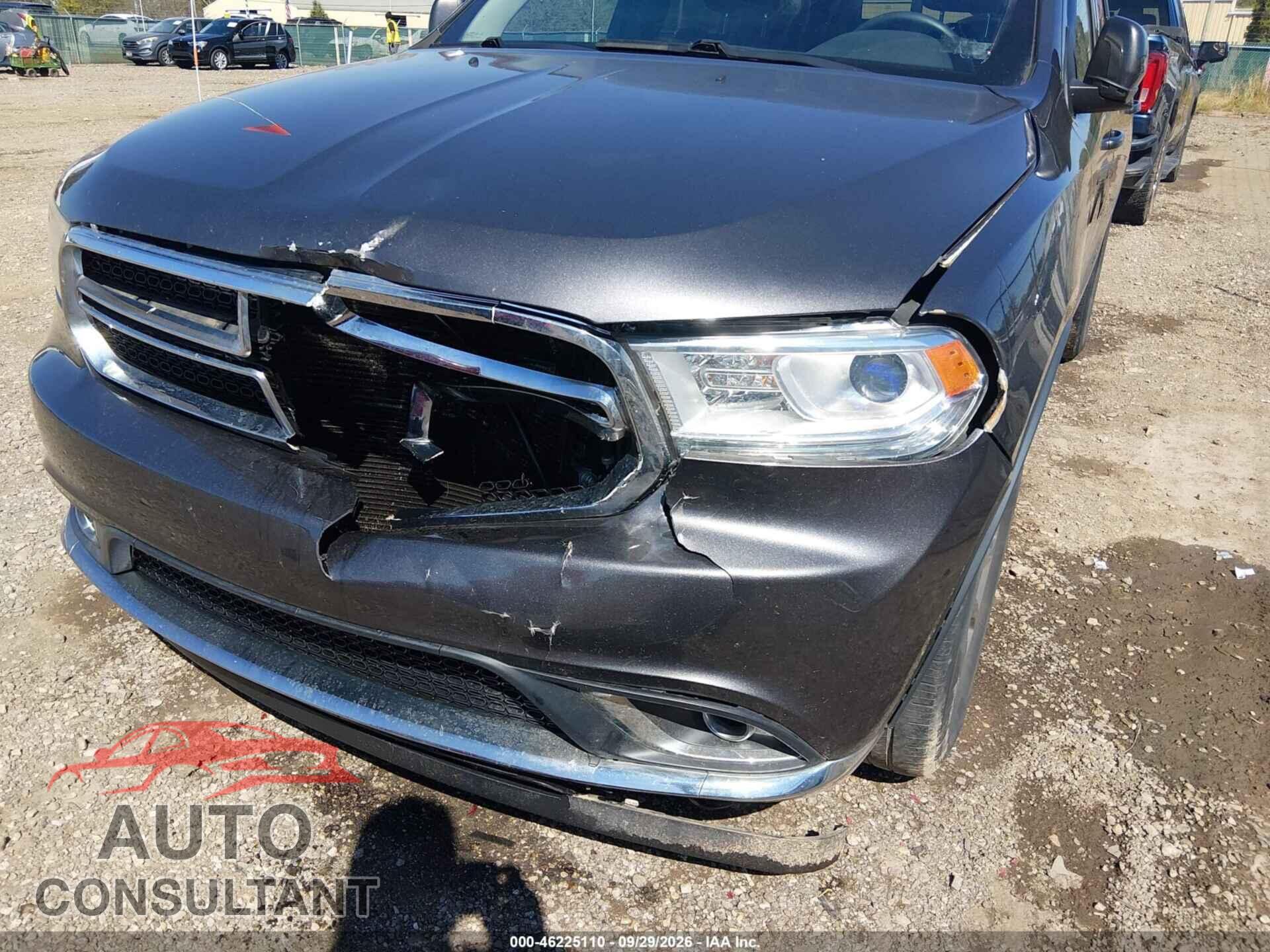 DODGE DURANGO 2017 - 1C4RDJAG6HC833664