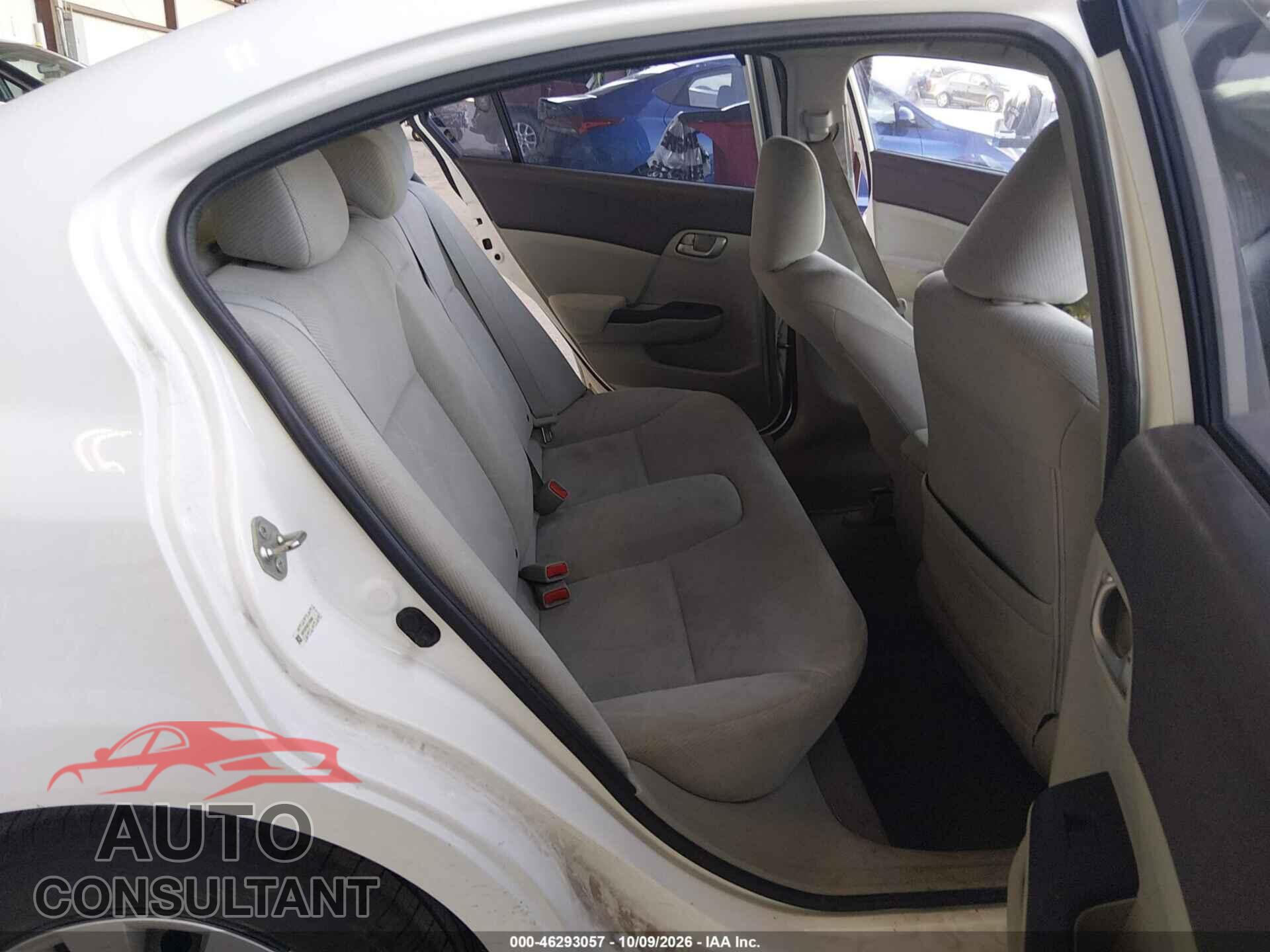 HONDA CIVIC 2012 - 19XFB2F59CE103660