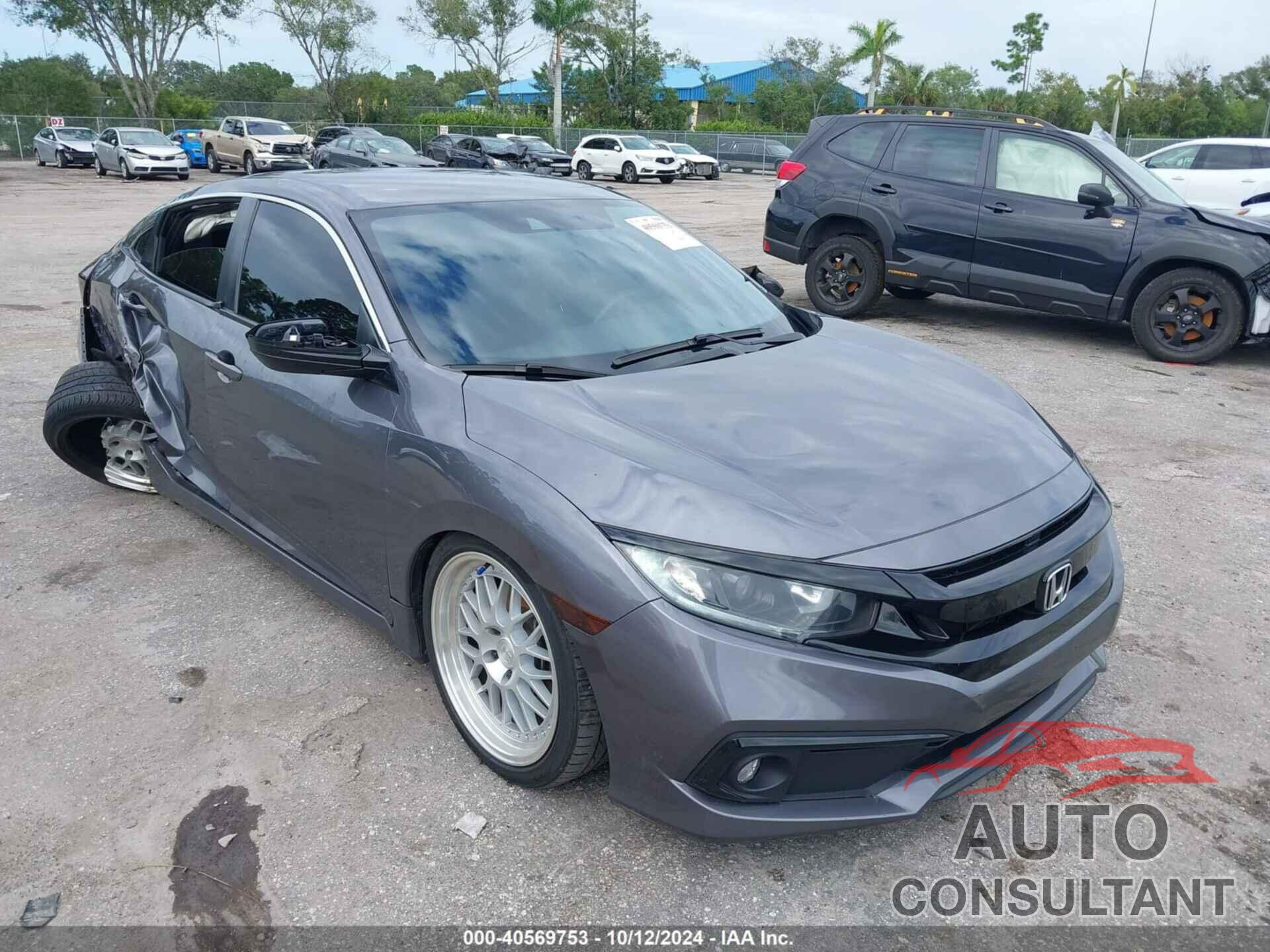HONDA CIVIC 2021 - 2HGFC2F87MH543570