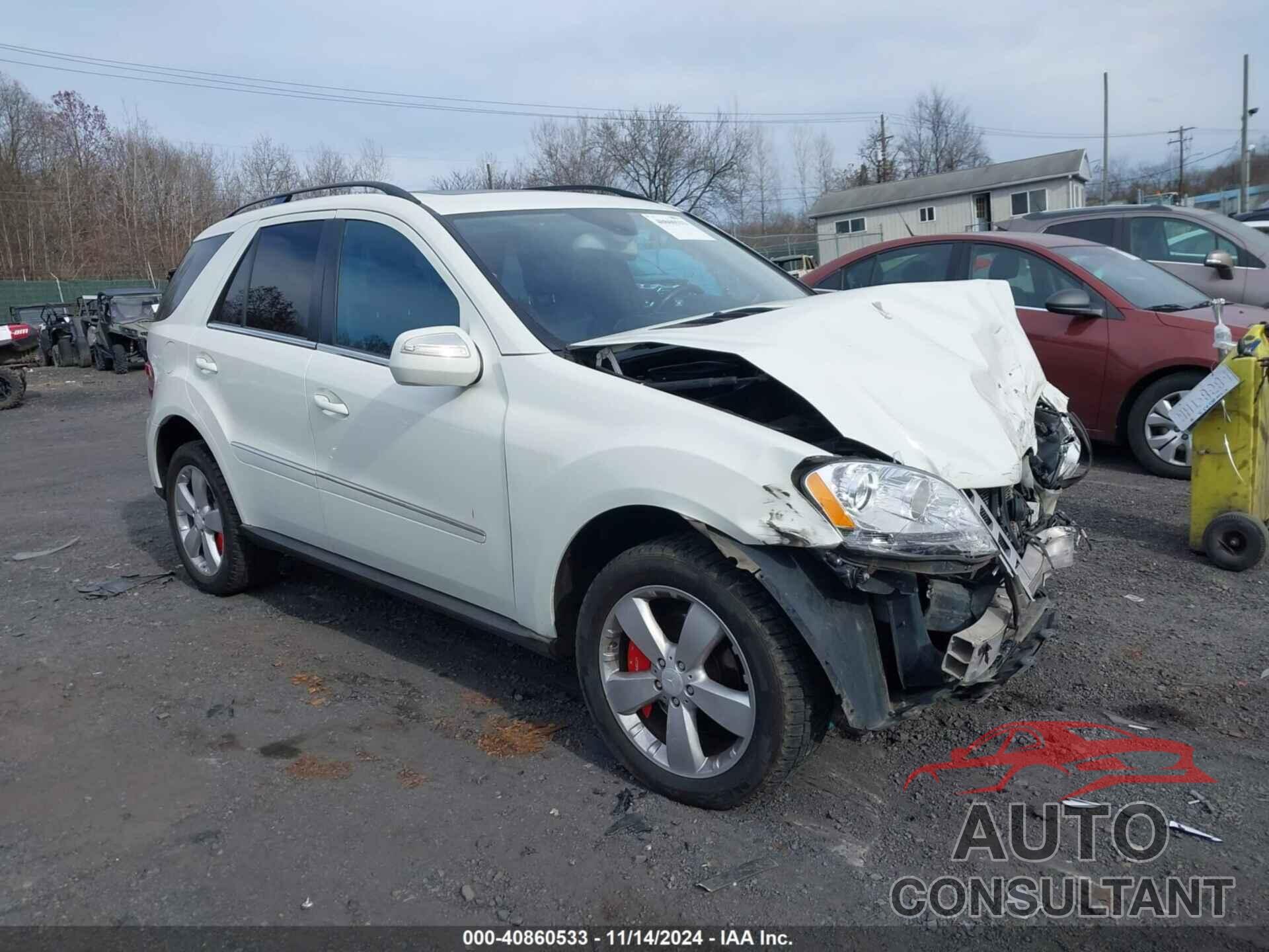 MERCEDES-BENZ ML 350 2009 - 4JGBB86E39A523522