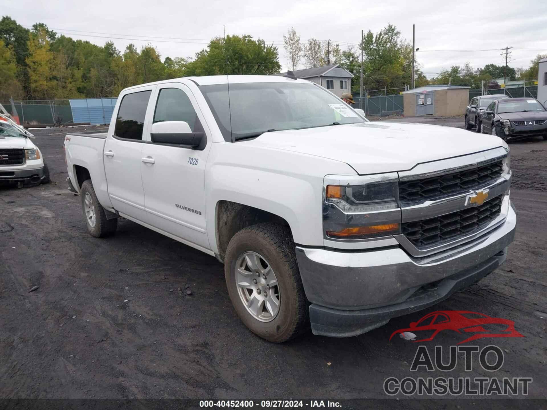 CHEVROLET SILVERADO 2017 - 3GCUKREC0HG344986