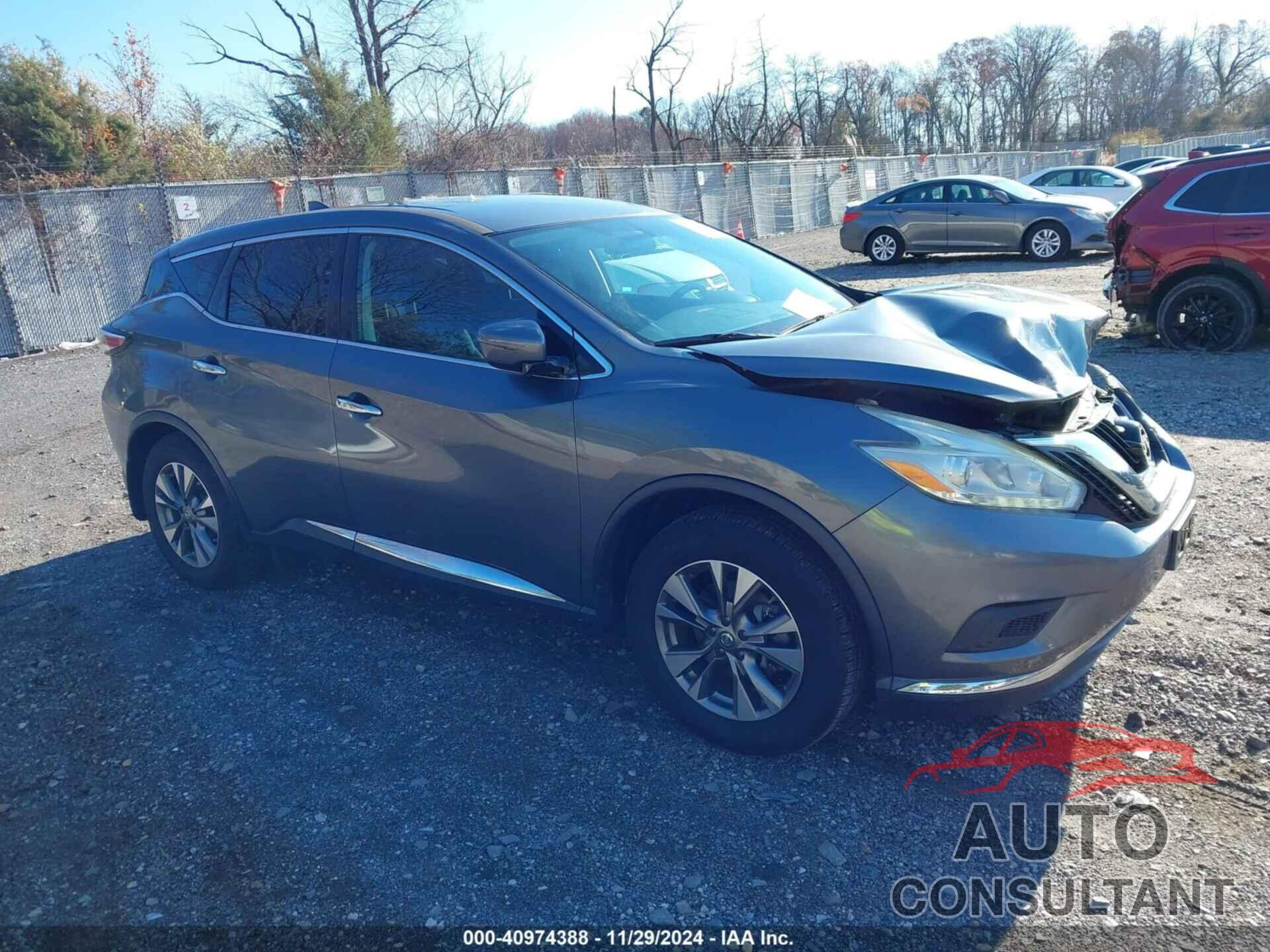 NISSAN MURANO 2016 - 5N1AZ2MG1GN157476