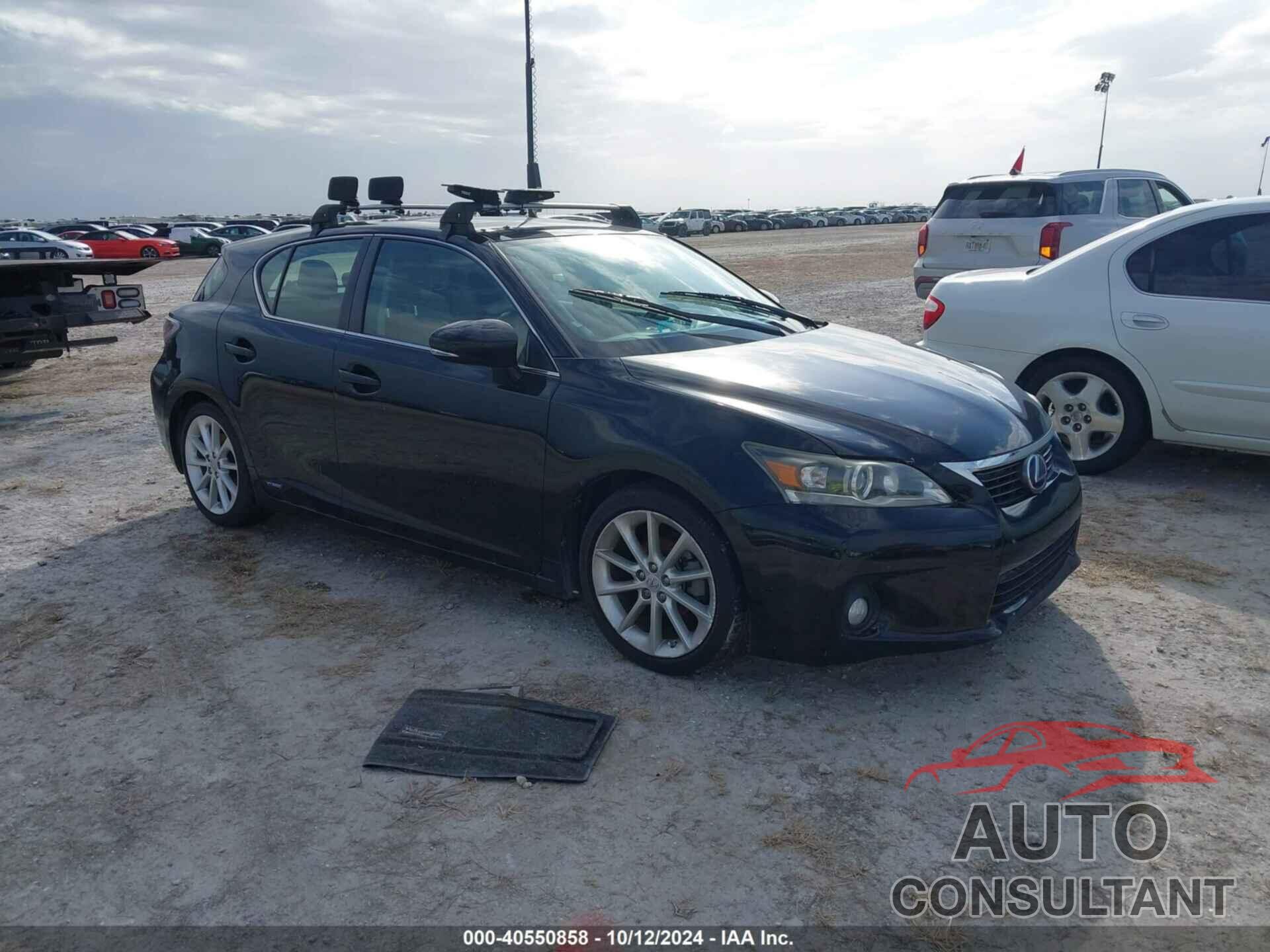 LEXUS CT 200H 2012 - JTHKD5BH2C2065548