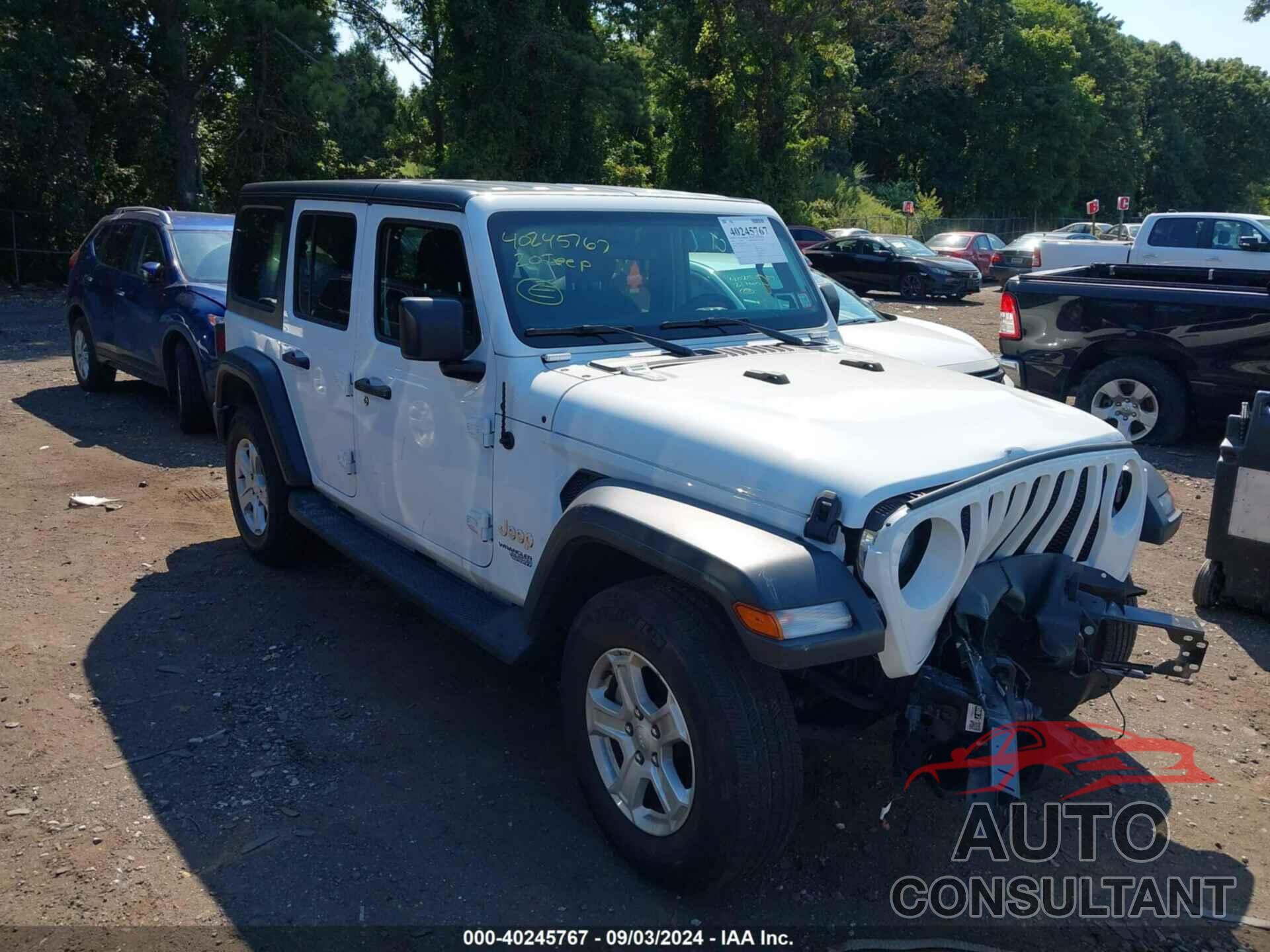 JEEP WRANGLER UNLIMITED 2020 - 1C4HJXDG8LW316862