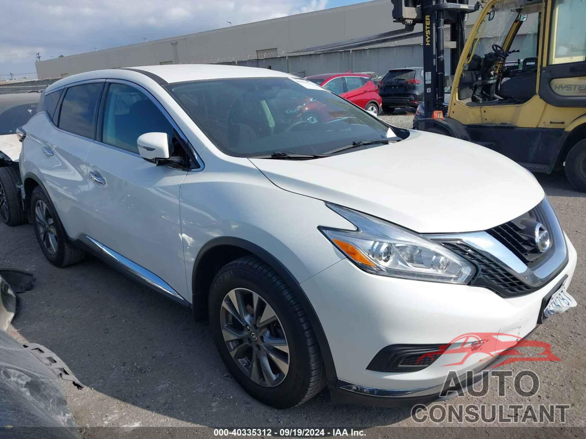 NISSAN MURANO 2016 - 5N1AZ2MGXGN125786