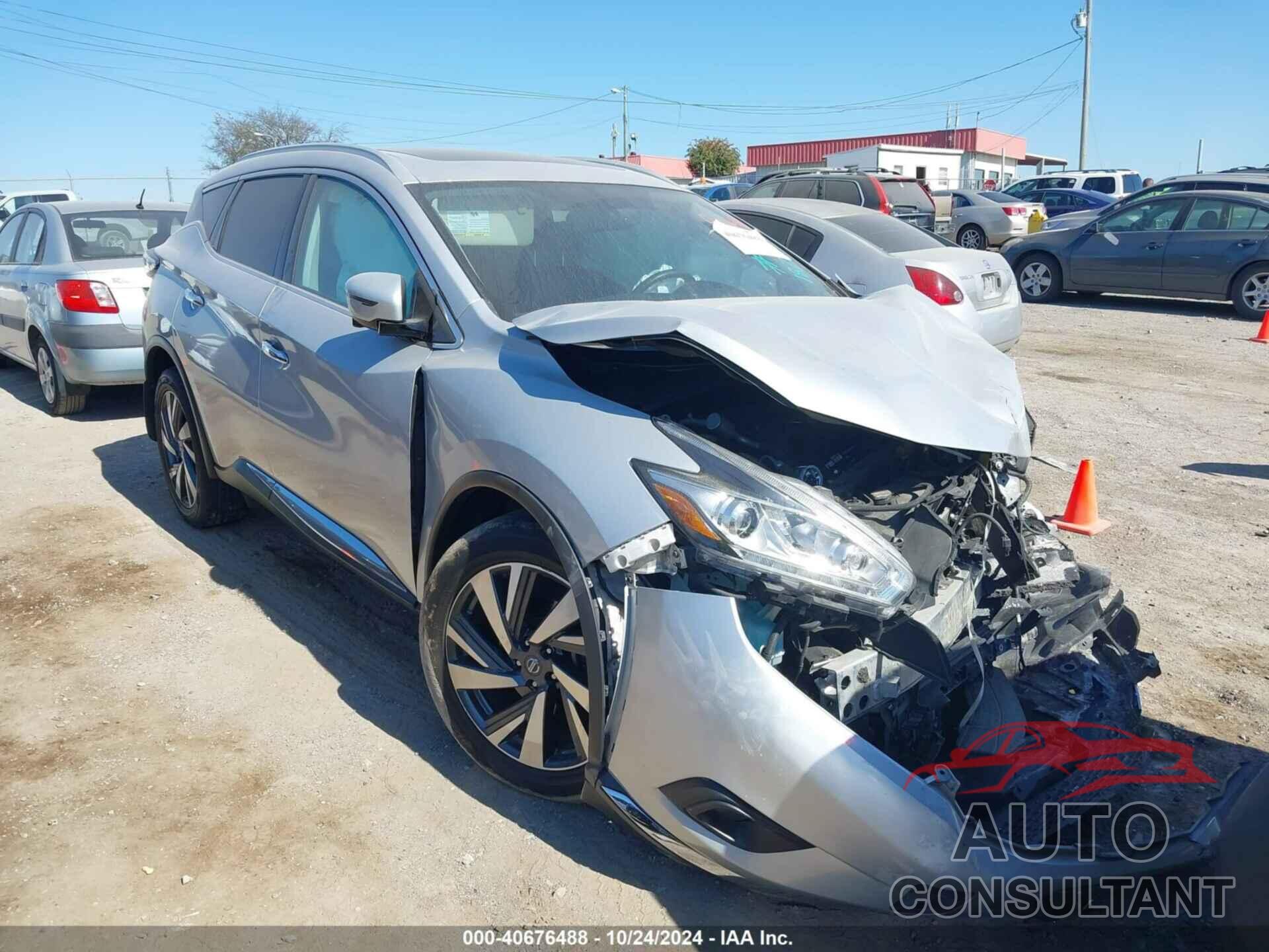 NISSAN MURANO 2018 - 5N1AZ2MG9JN187140