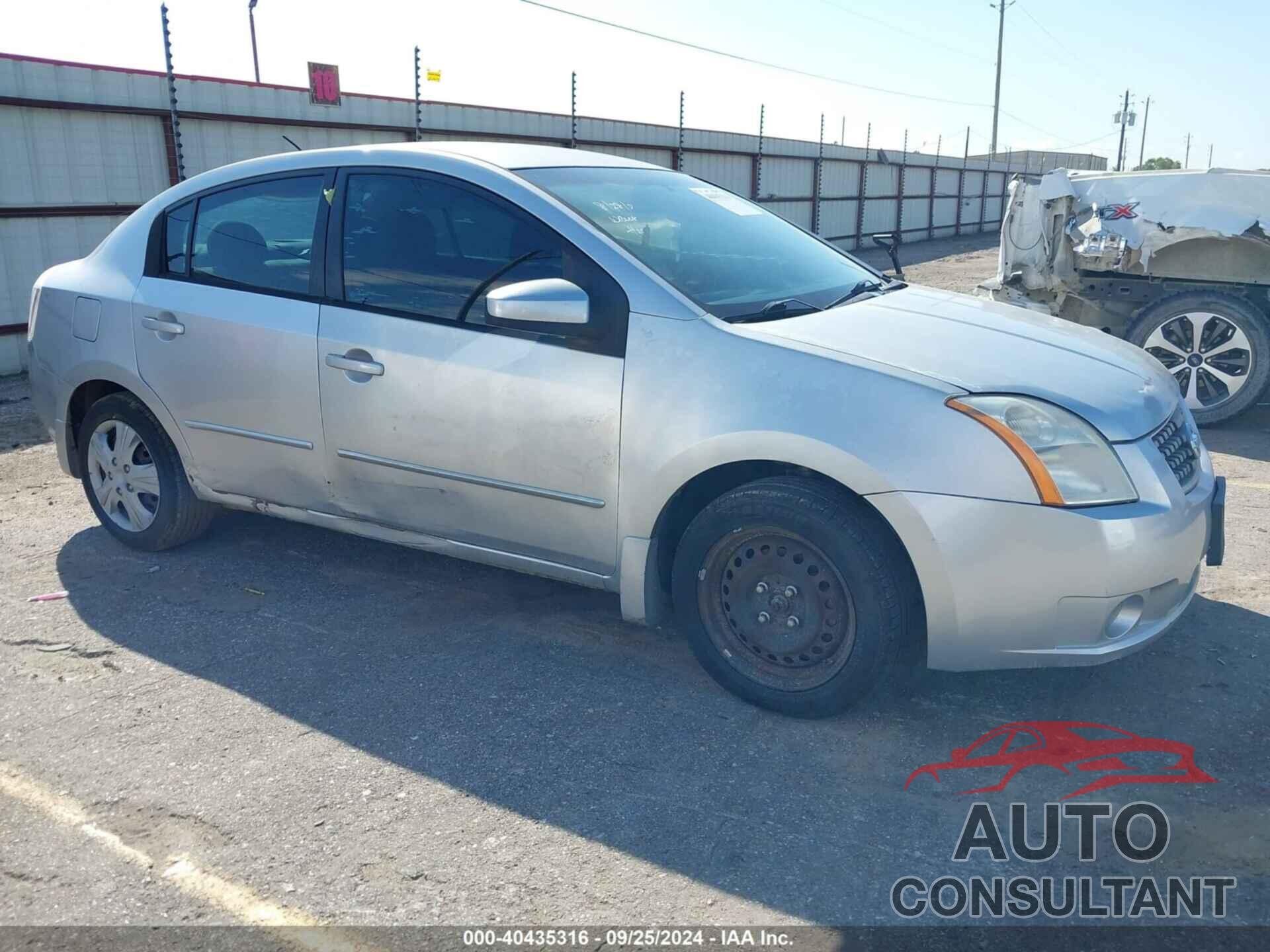 NISSAN SENTRA 2009 - 3N1AB61E19L647053