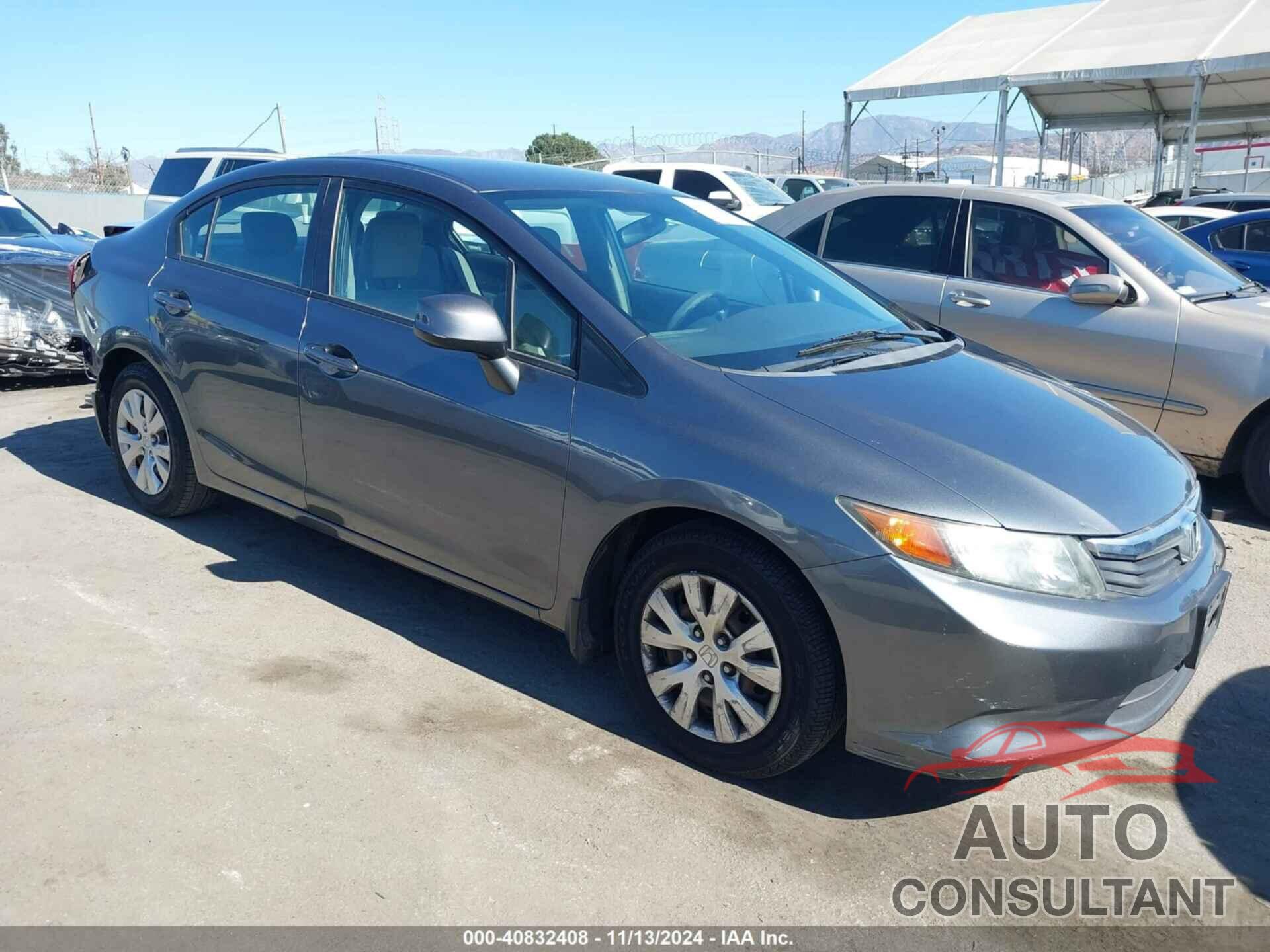 HONDA CIVIC 2012 - 19XFB2F5XCE003535