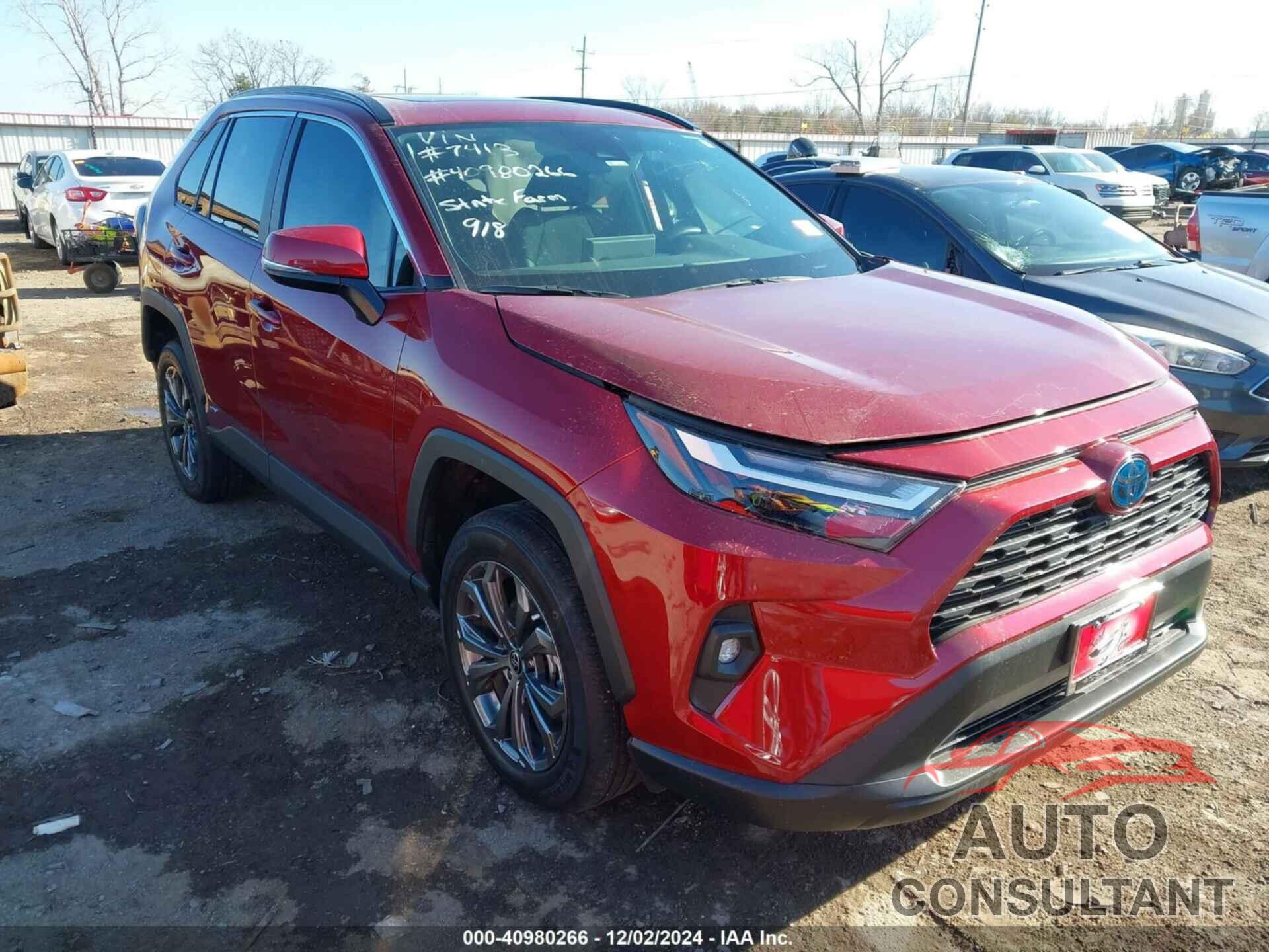 TOYOTA RAV4 HYBRID 2022 - 2T3B6RFV8NW037413