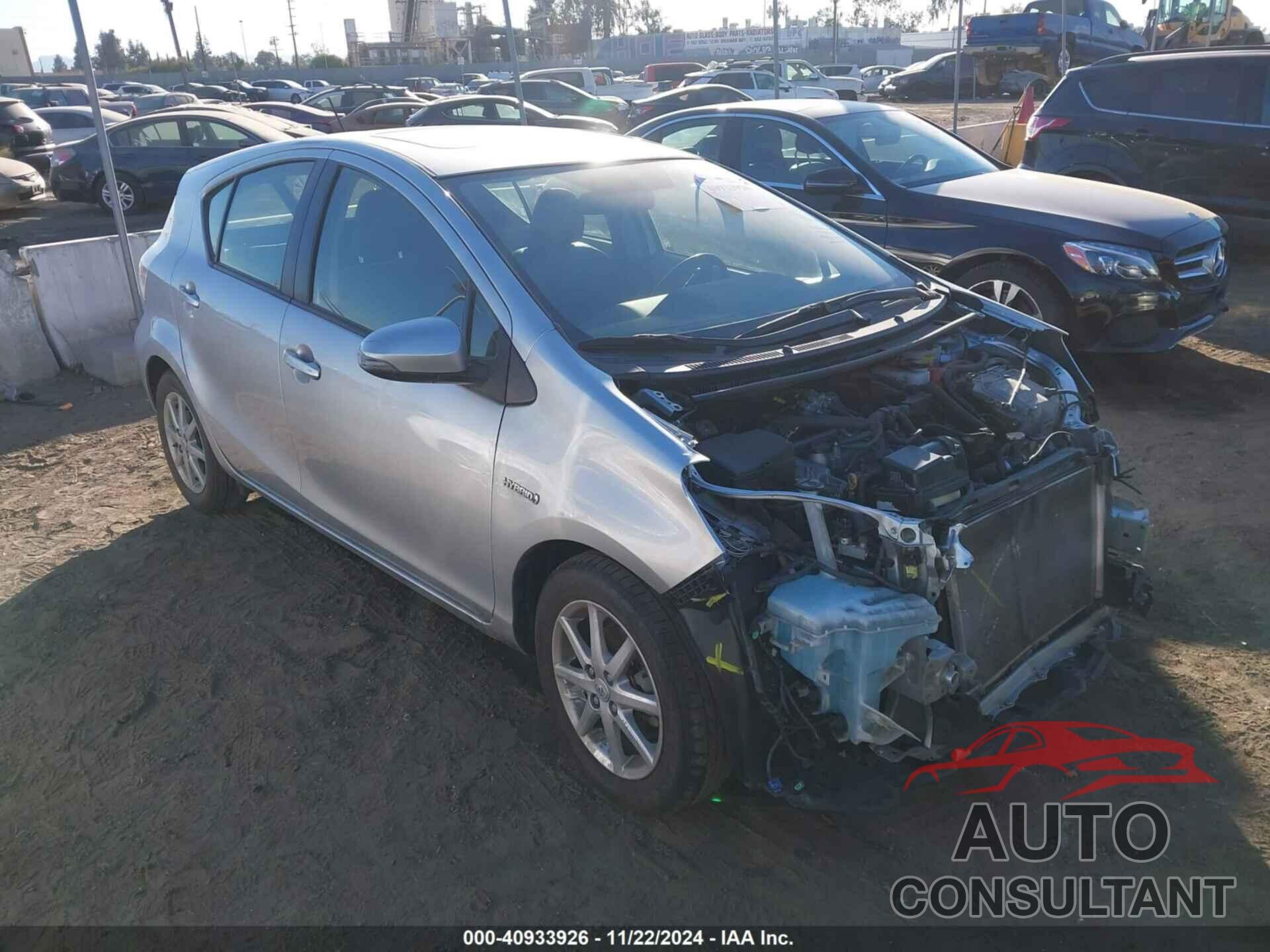TOYOTA PRIUS C 2012 - JTDKDTB38C1024535