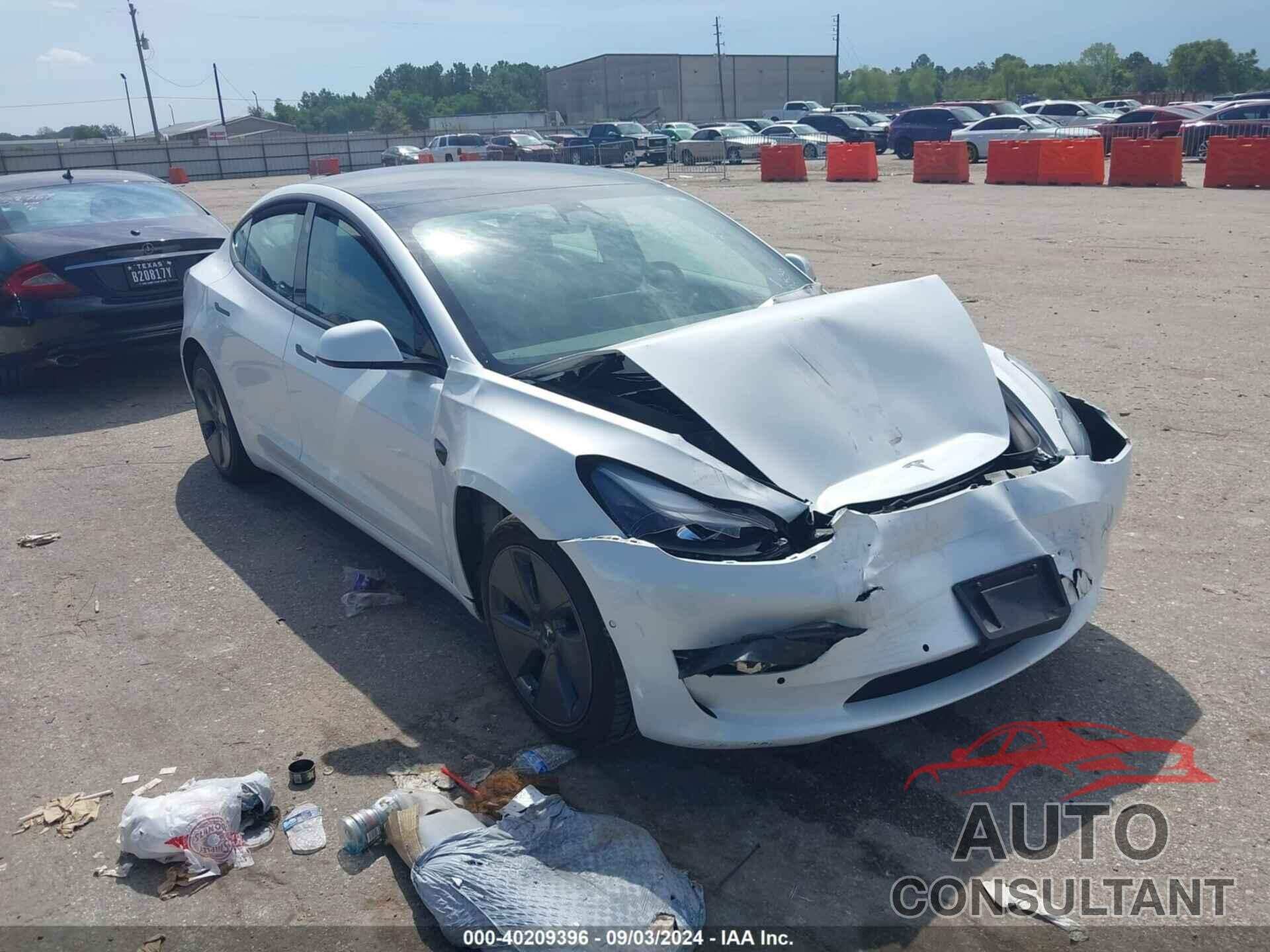 TESLA MODEL 3 2022 - 5YJ3E1EB6NF160536