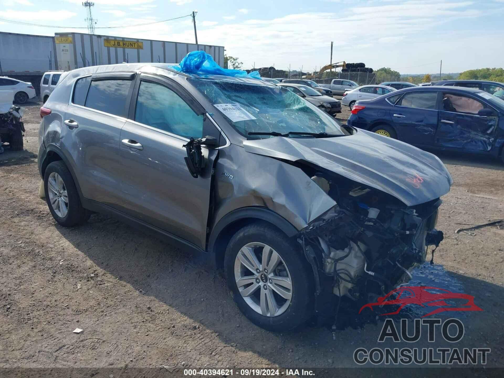 KIA SPORTAGE 2017 - KNDPMCAC3H7247433