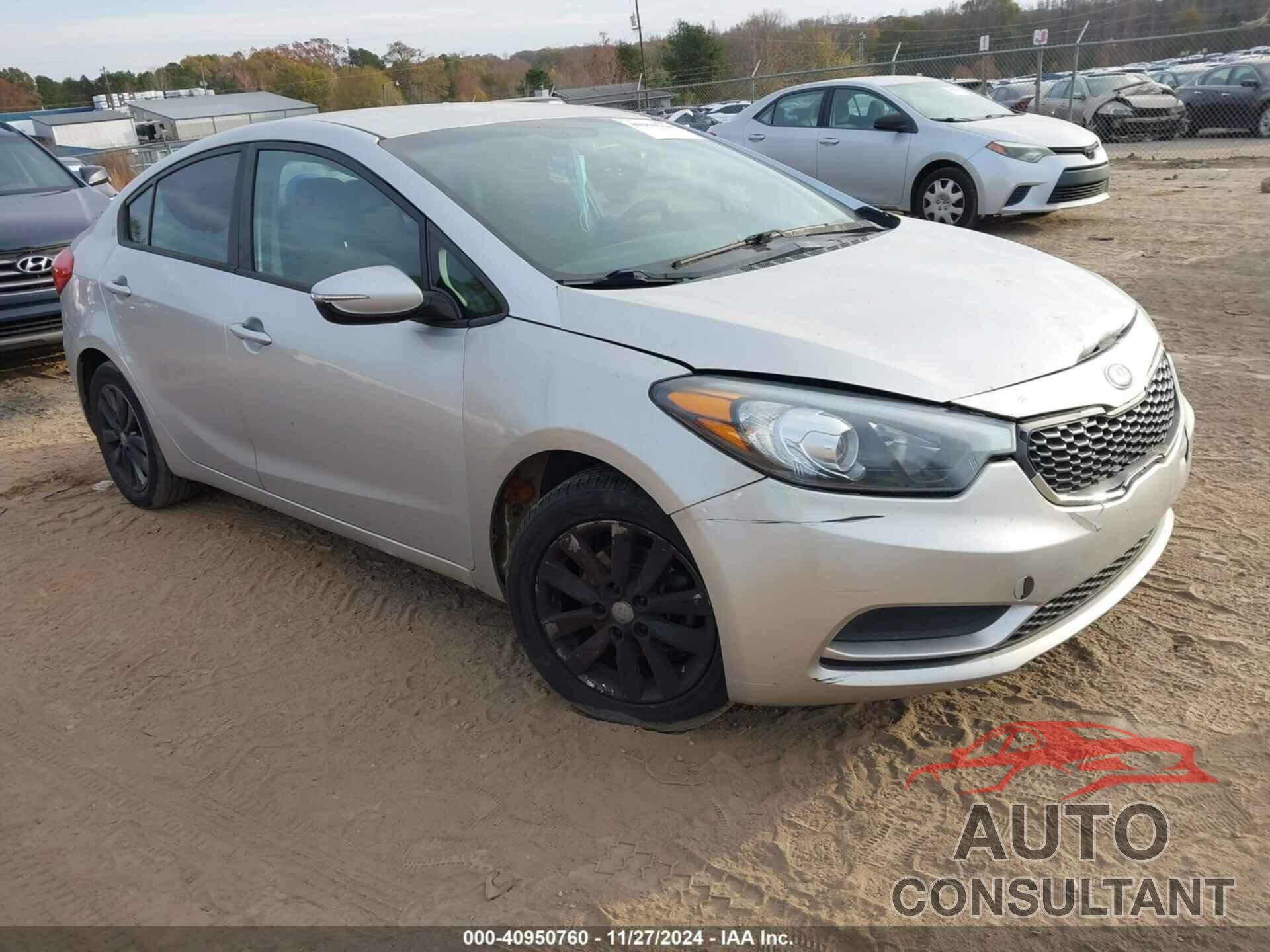 KIA FORTE 2014 - KNAFX4A65E5215817