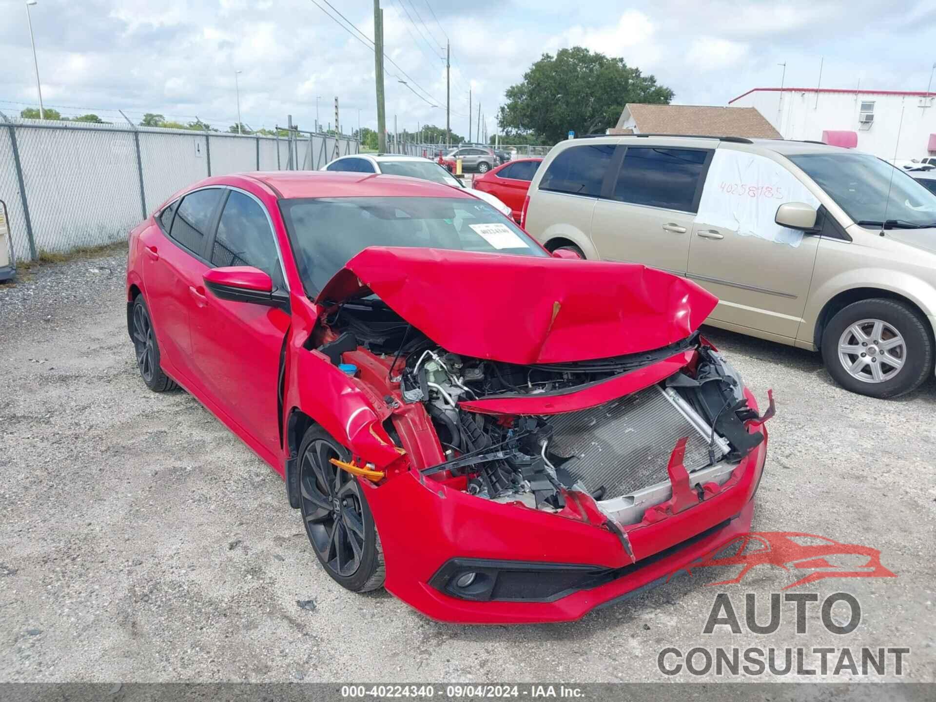 HONDA CIVIC 2019 - 2HGFC2F83KH578278