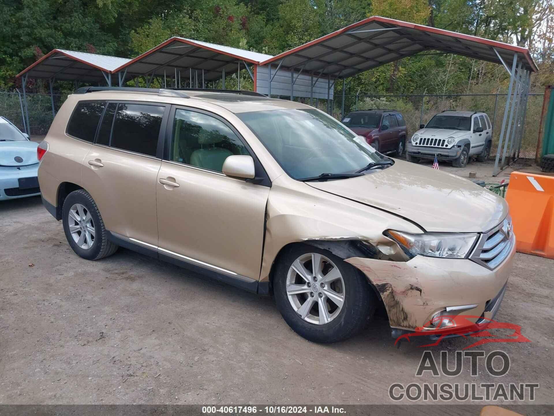 TOYOTA HIGHLANDER 2011 - 5TDBK3EH0BS057639