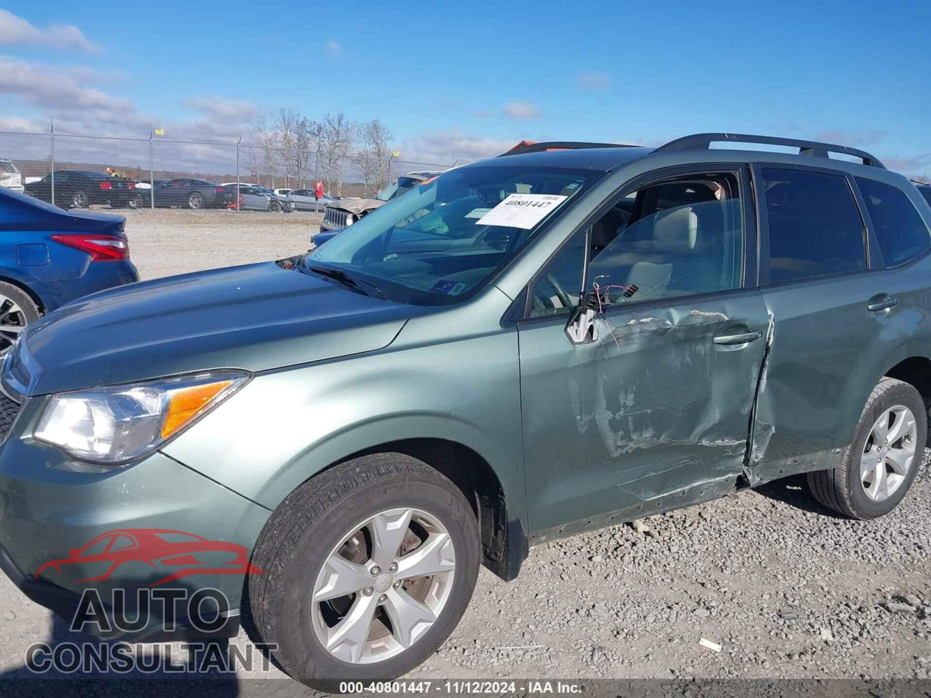 SUBARU FORESTER 2016 - JF2SJADCXGH450218