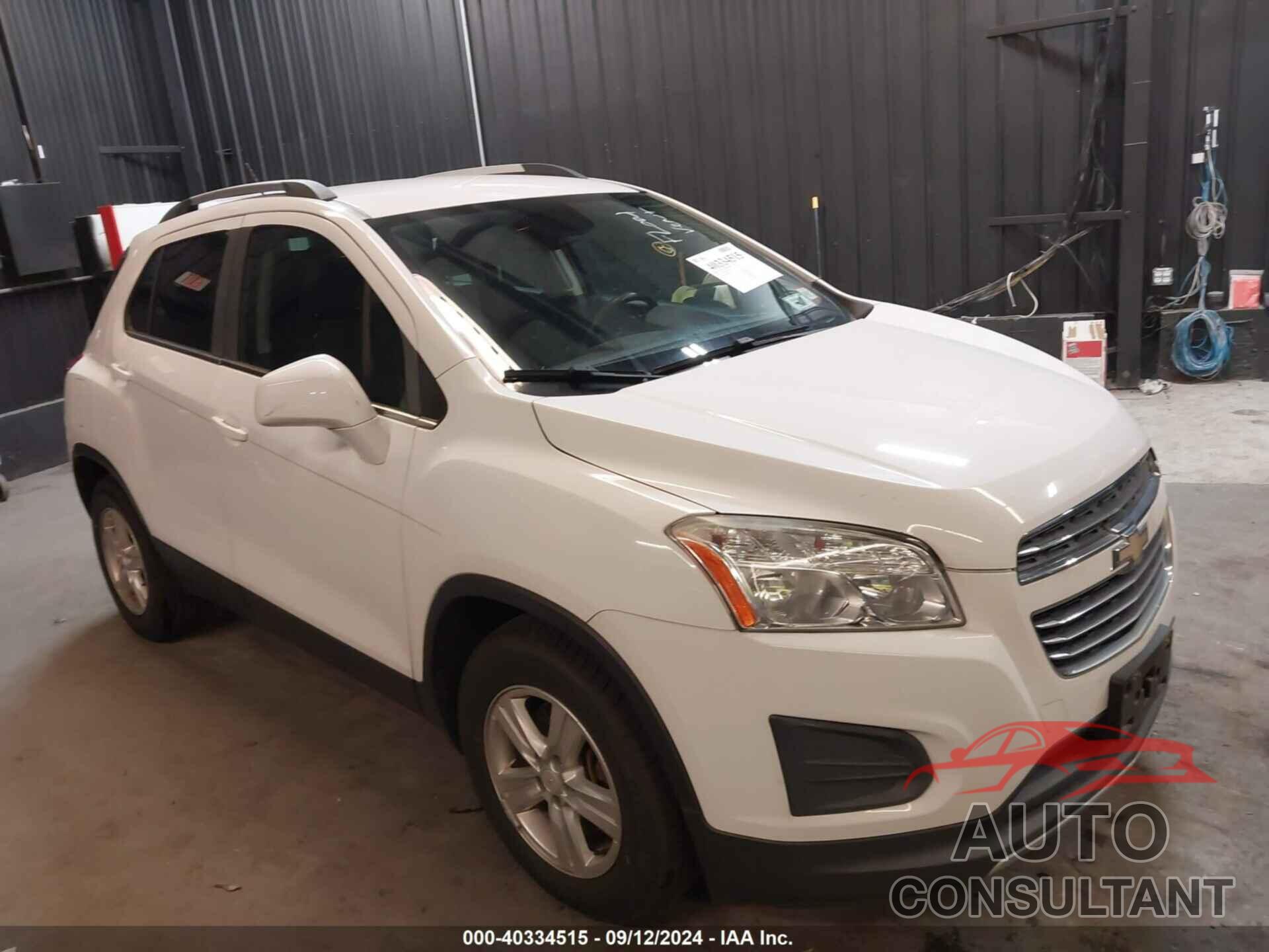 CHEVROLET TRAX 2016 - KL7CJLSB4GB759529