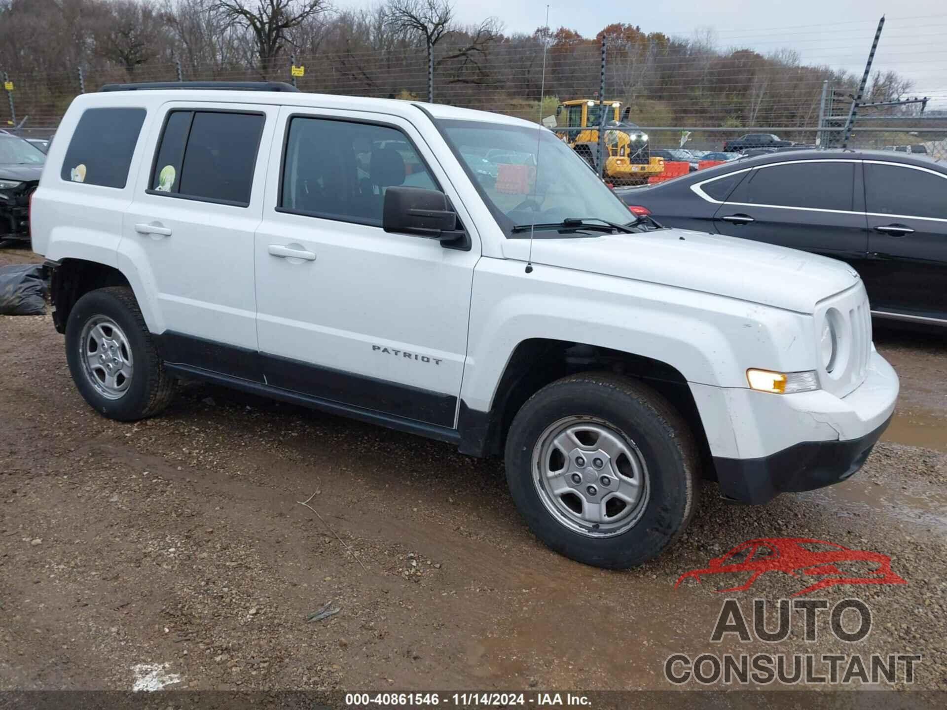 JEEP PATRIOT 2017 - 1C4NJPBA5HD140440