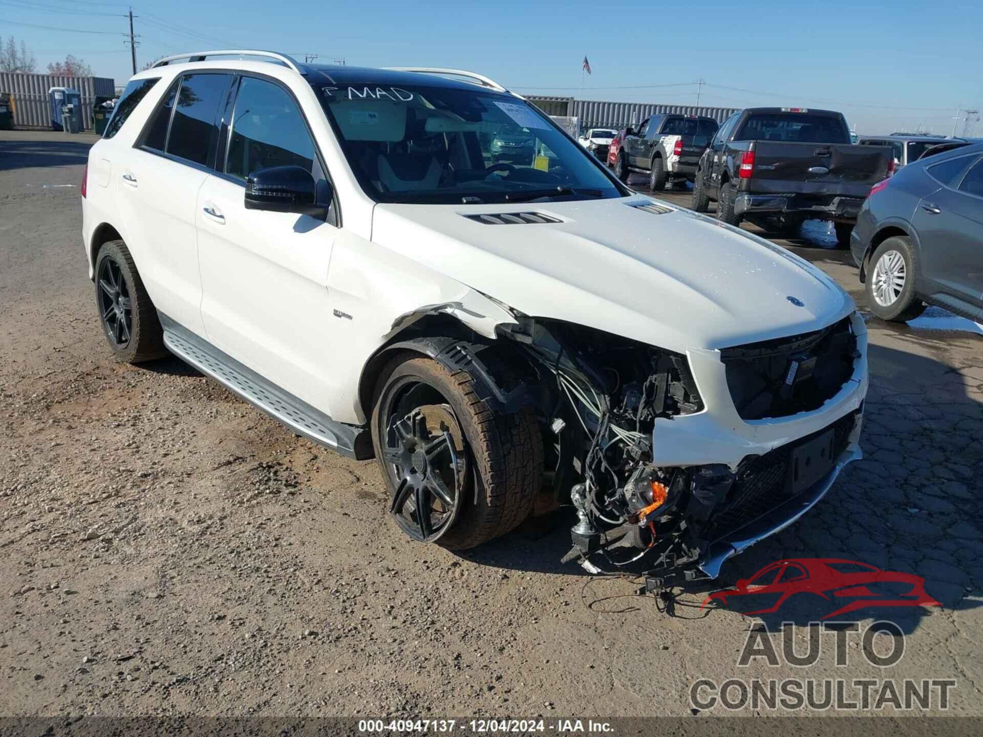 MERCEDES-BENZ AMG GLE 43 2018 - 4JGDA6EB6JB054576