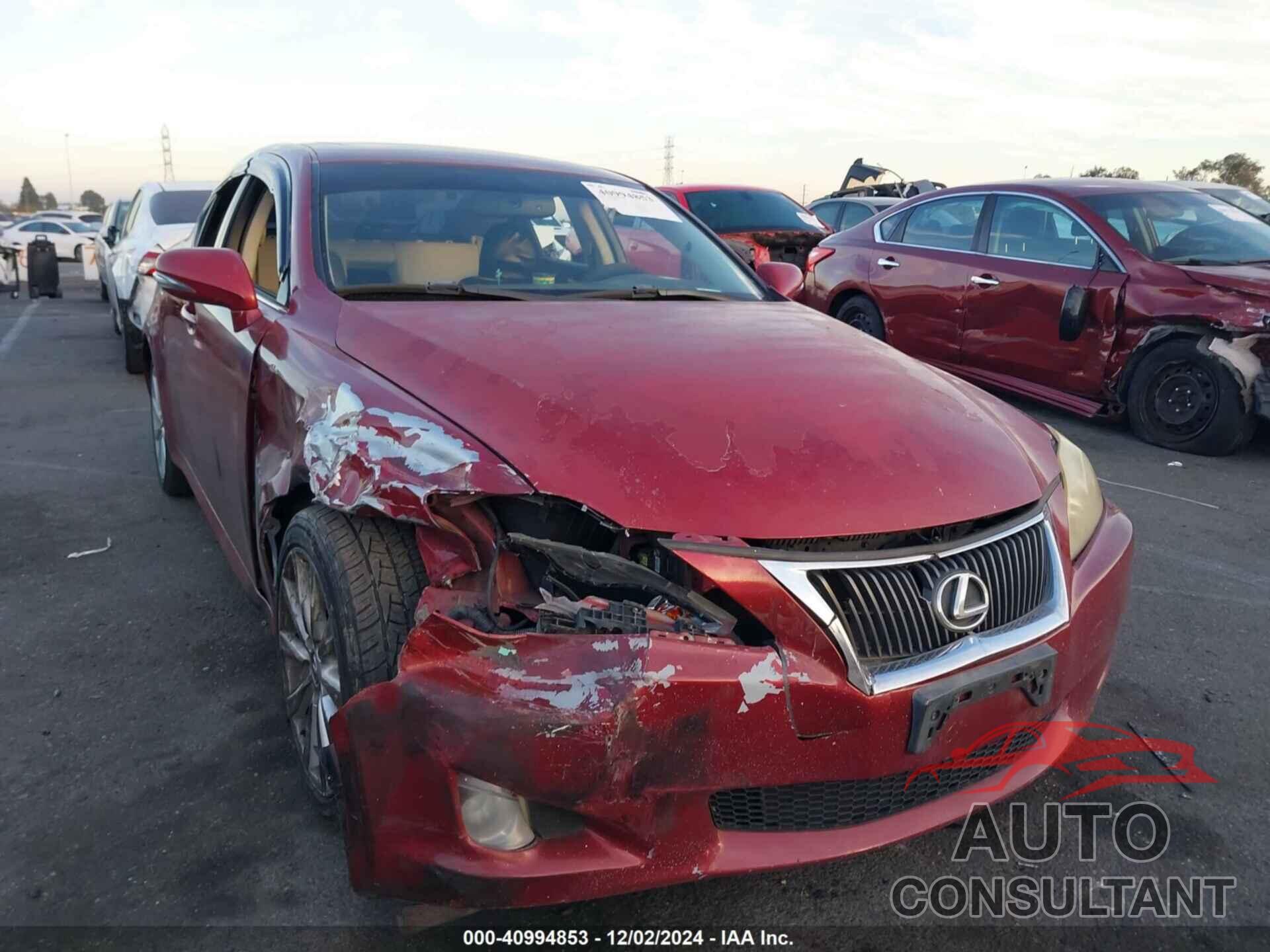 LEXUS IS 250 2010 - JTHBF5C25A5128836