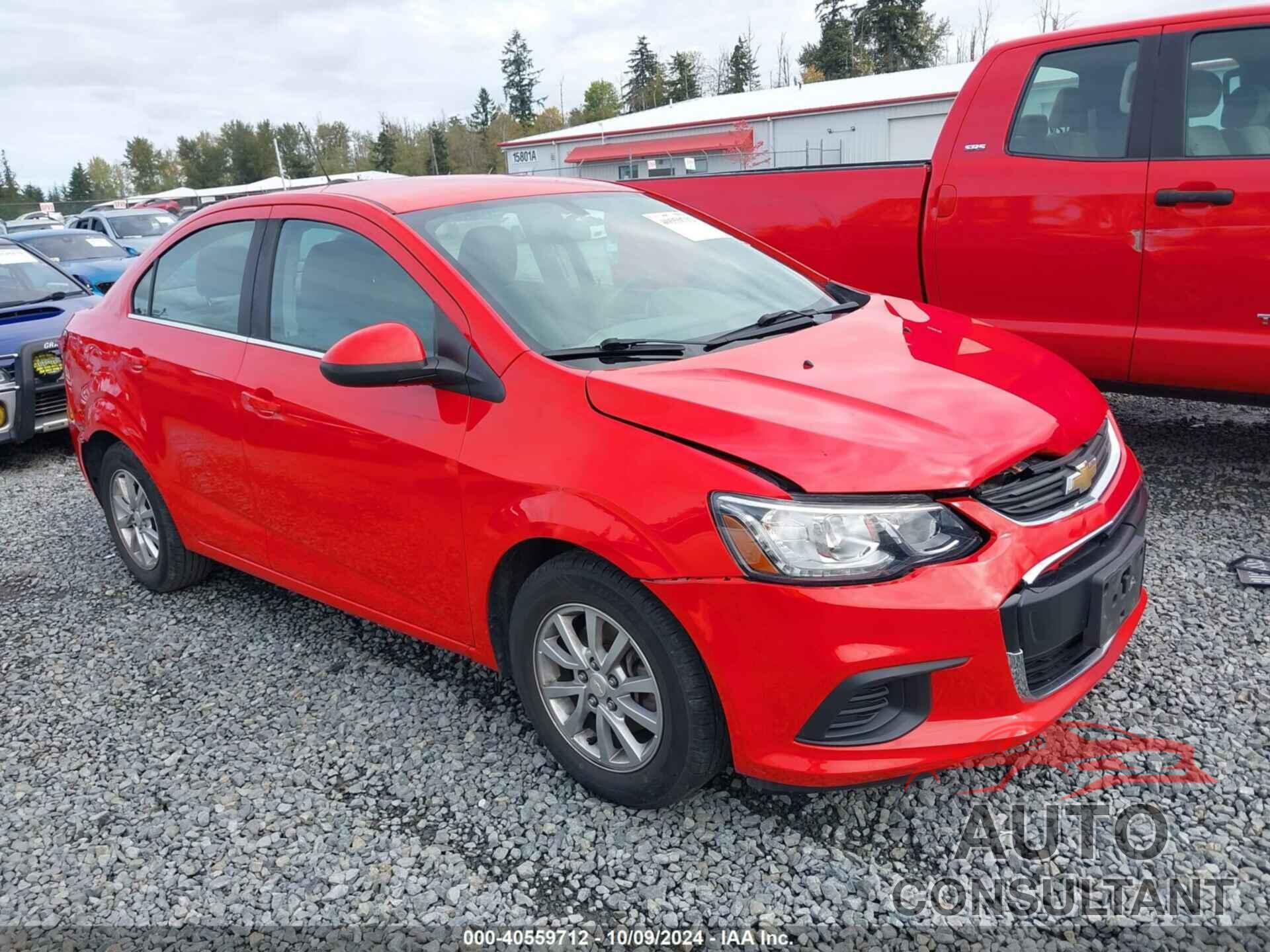 CHEVROLET SONIC 2017 - 1G1JD5SHXH4132978