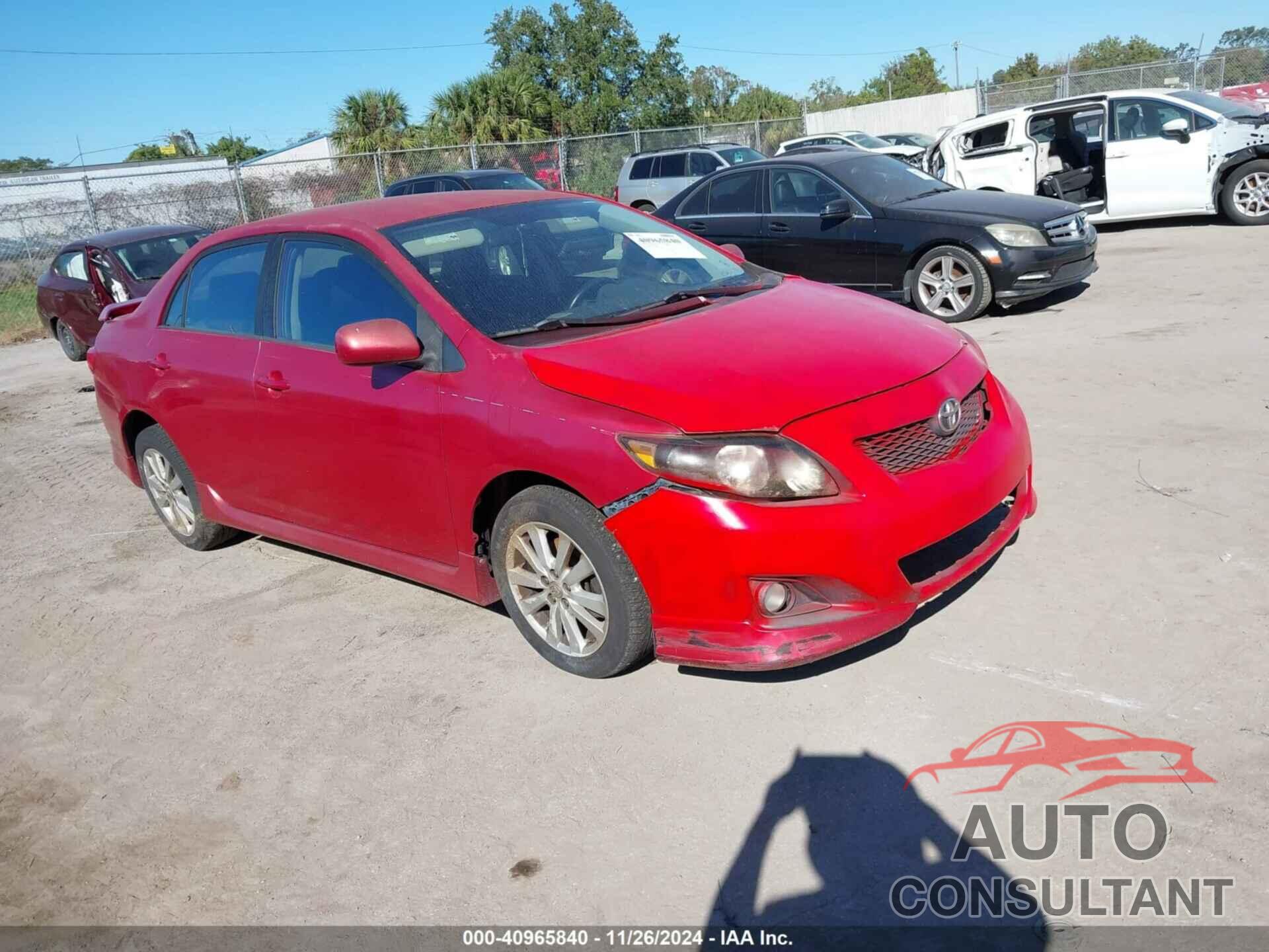 TOYOTA COROLLA 2010 - 1NXBU4EE9AZ208439
