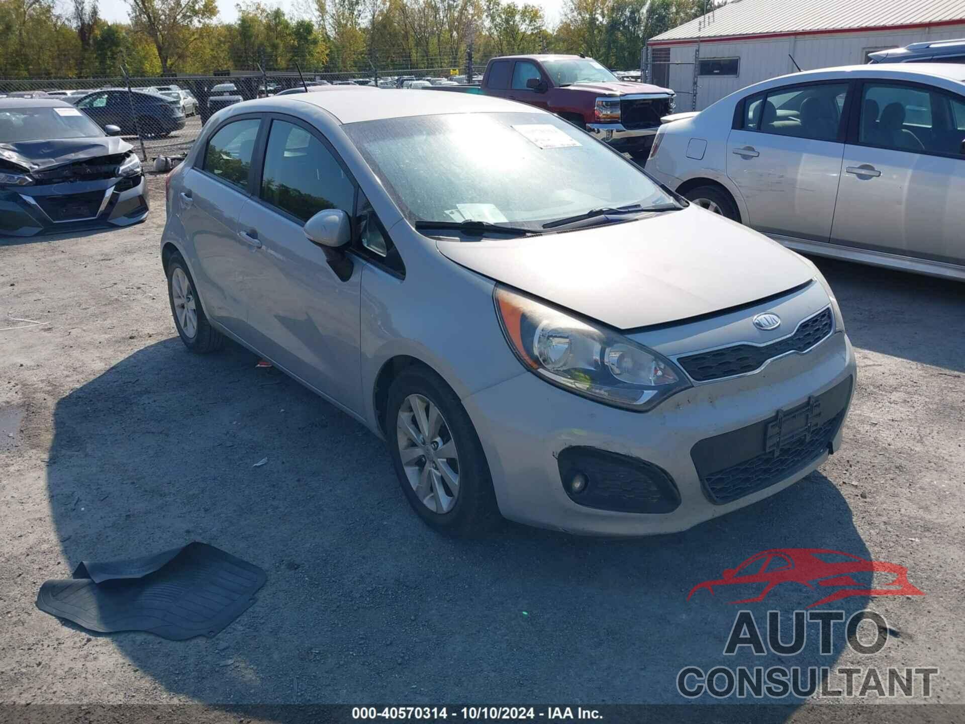 KIA RIO5 2012 - KNADN5A39C6013790