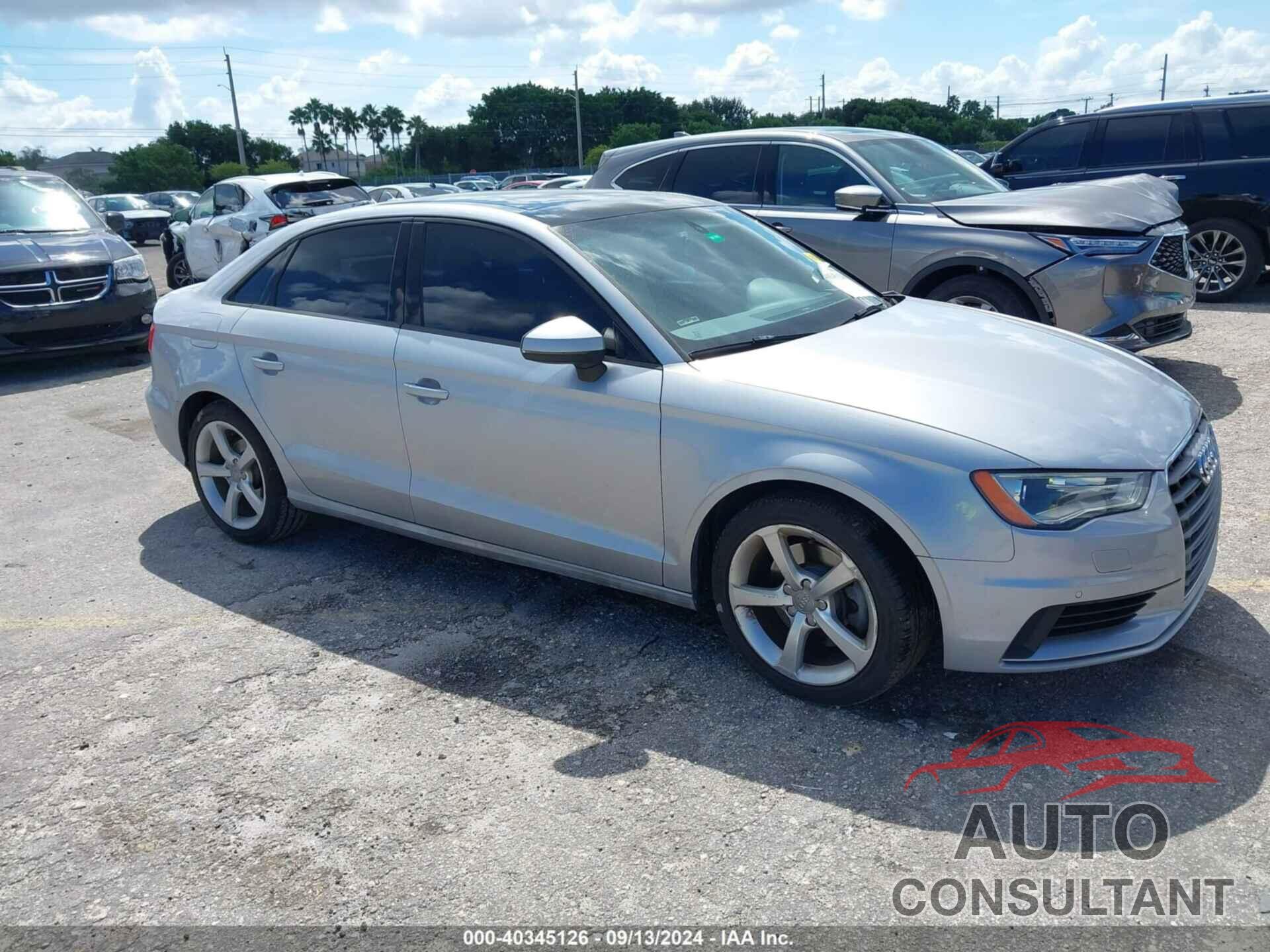 AUDI A3 2016 - WAUA7GFF6G1010263