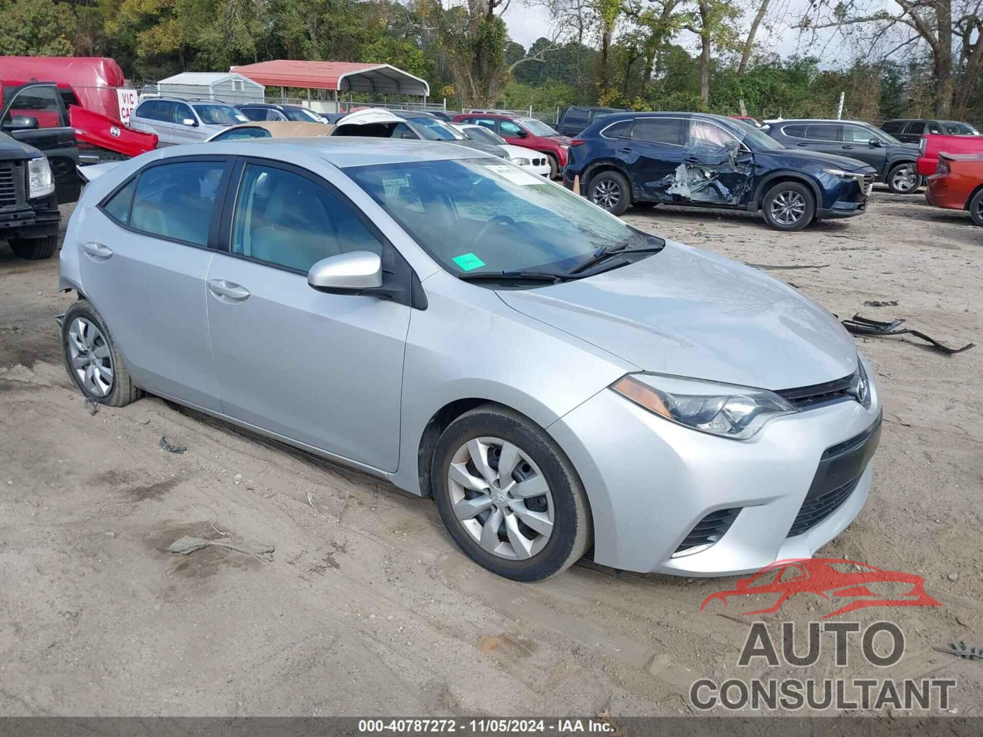 TOYOTA COROLLA 2016 - 2T1BURHE3GC710348