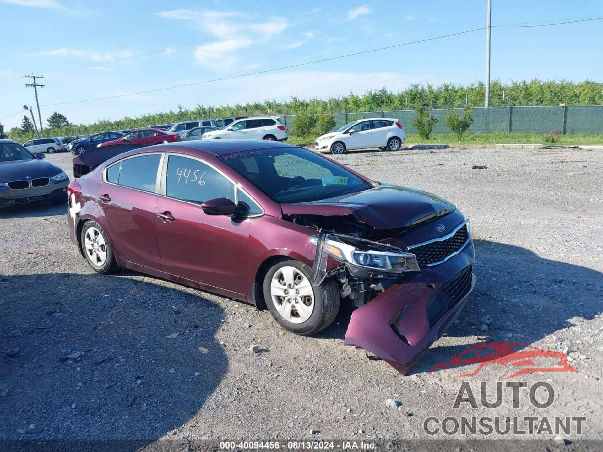 KIA FORTE 2018 - 3KPFK4A77JE258337