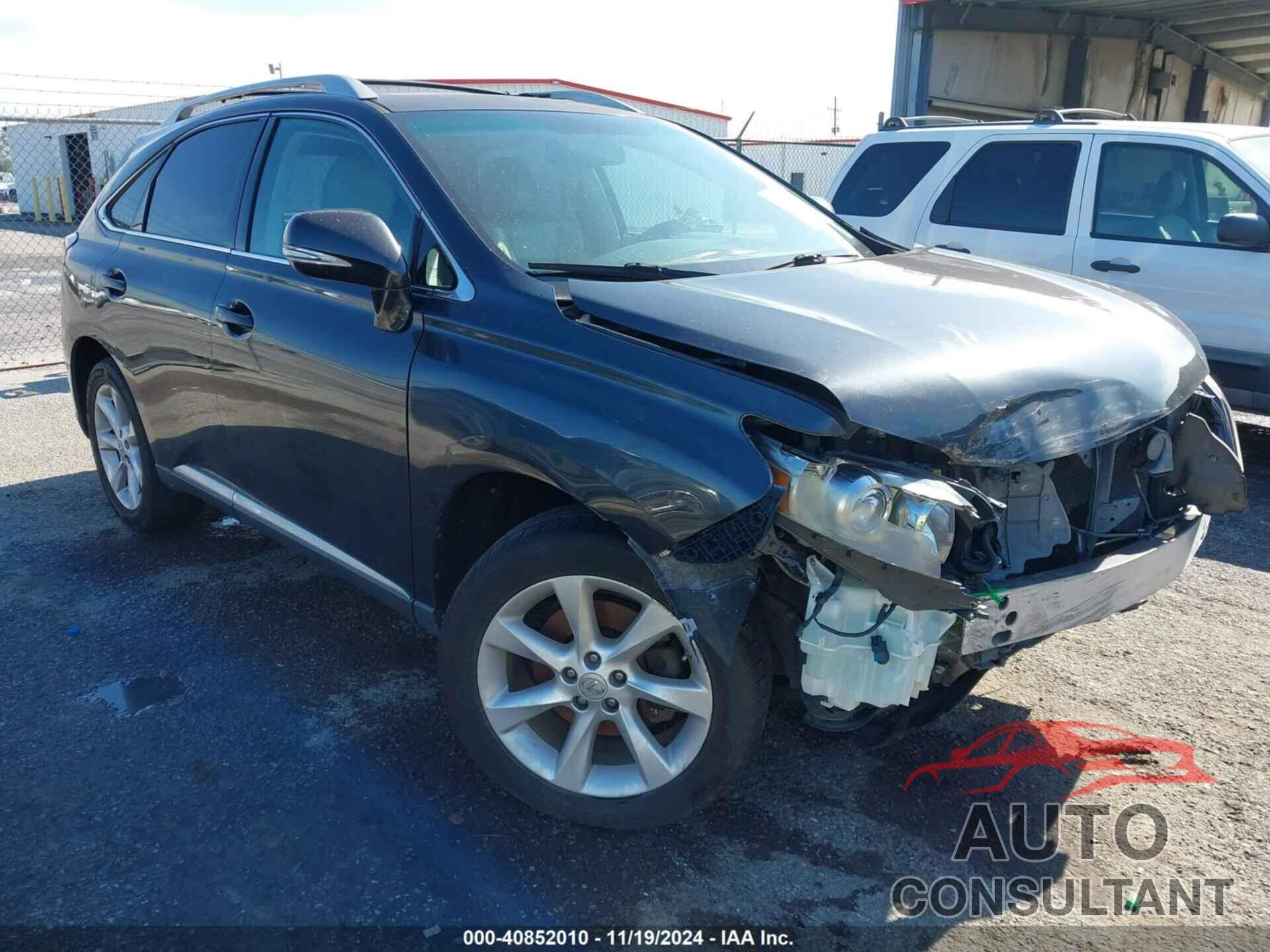 LEXUS RX 350 2010 - 2T2ZK1BA3AC003197