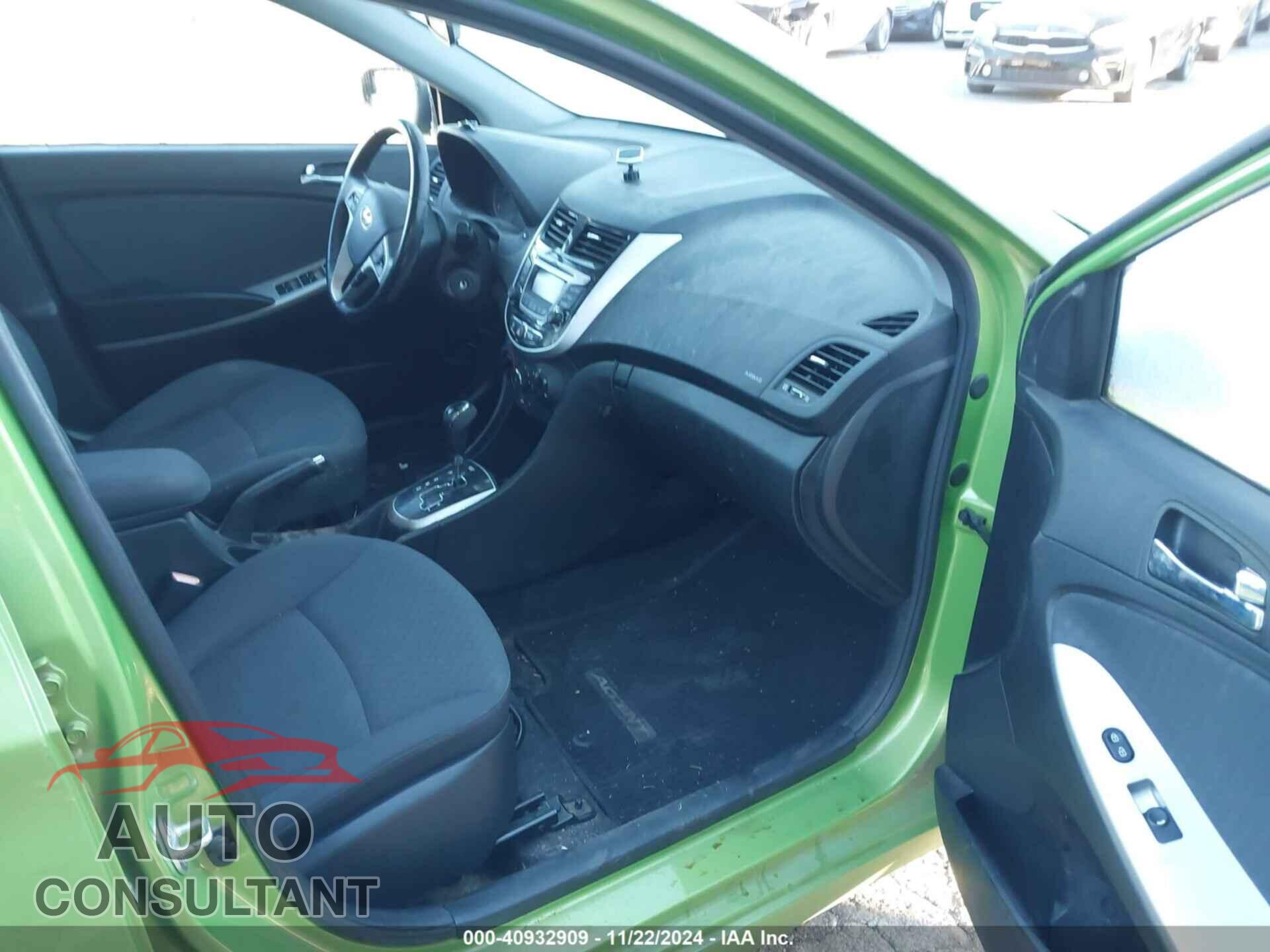 HYUNDAI ACCENT 2014 - KMHCU5AE3EU167635