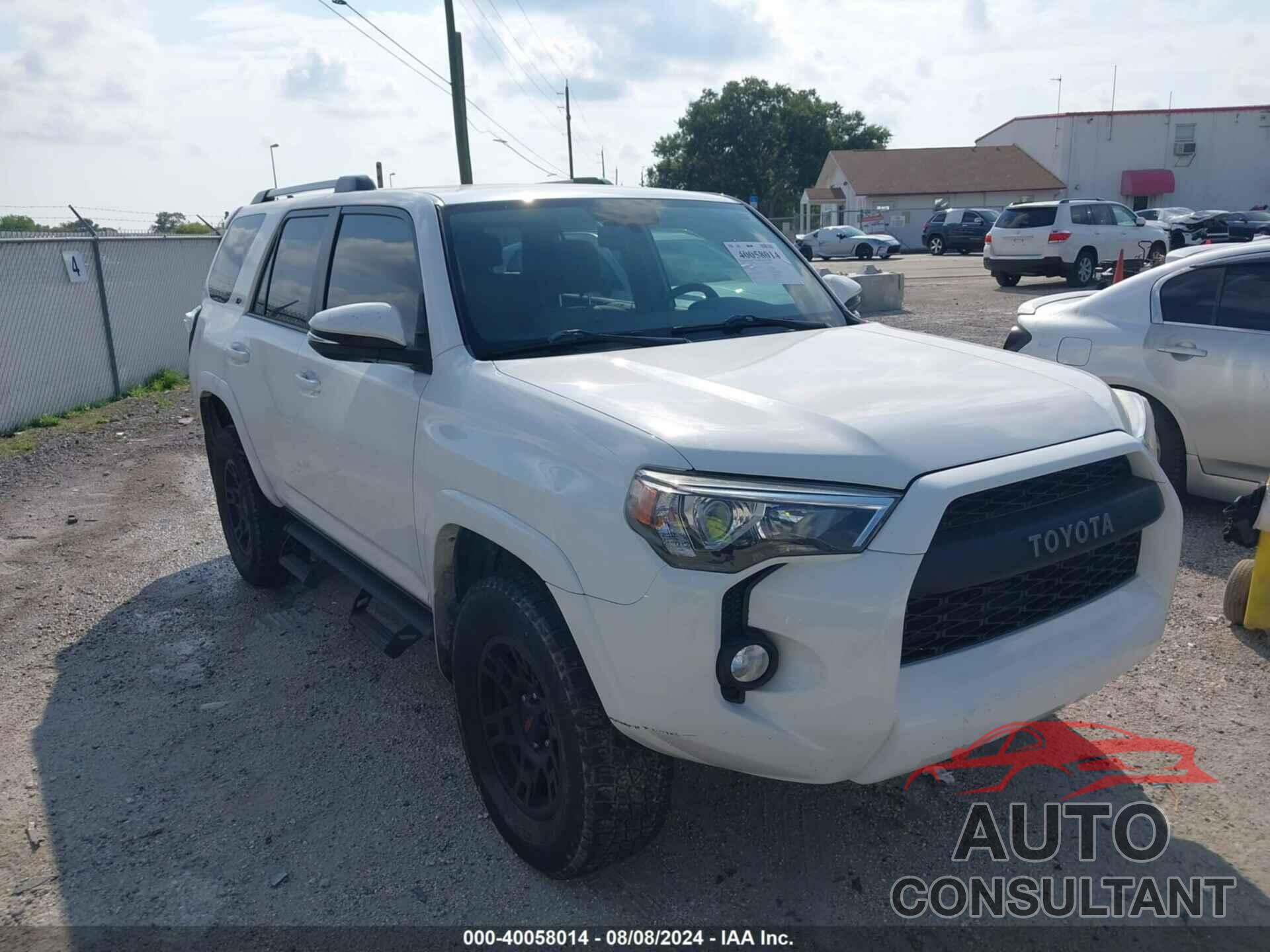 TOYOTA 4RUNNER 2019 - JTEBU5JR2K5624827