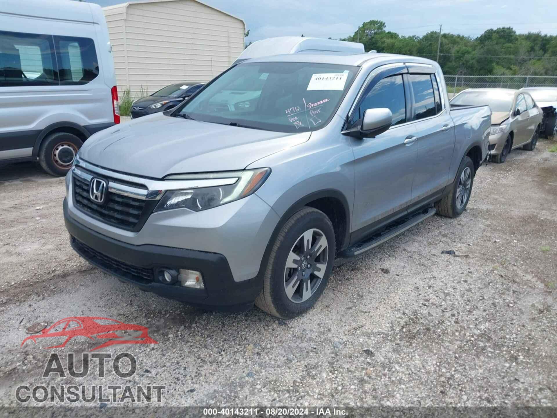 HONDA RIDGELINE 2019 - 5FPYK2F69KB002135