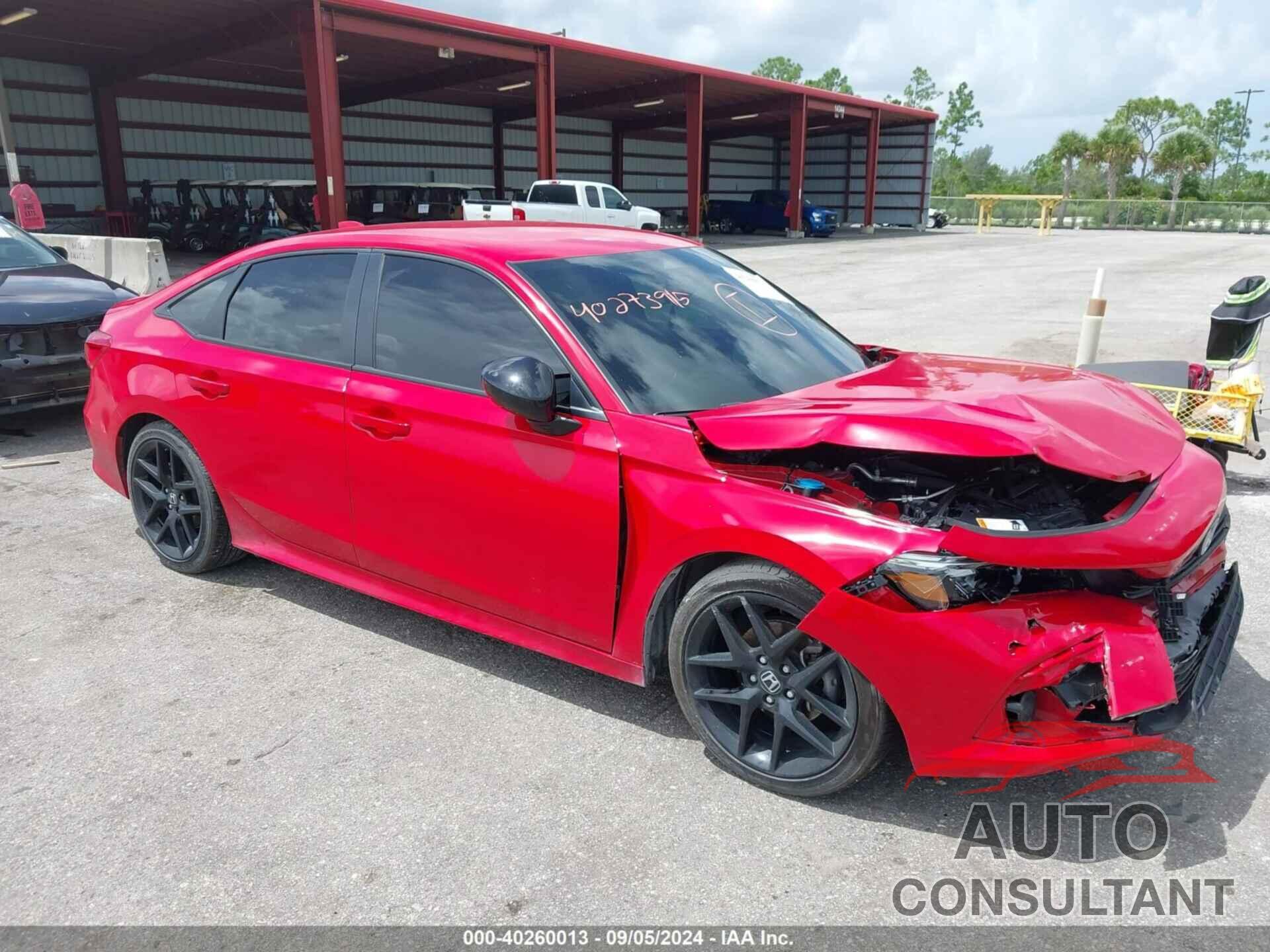 HONDA CIVIC 2023 - 2HGFE2F58PH563198