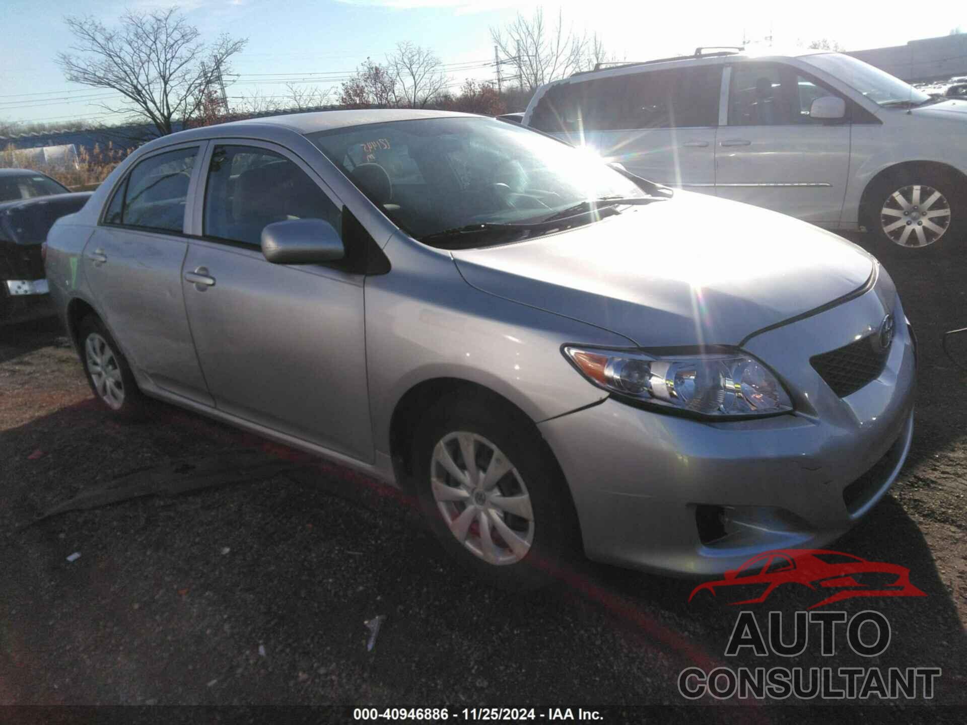 TOYOTA COROLLA 2009 - 2T1BU40E99C017270