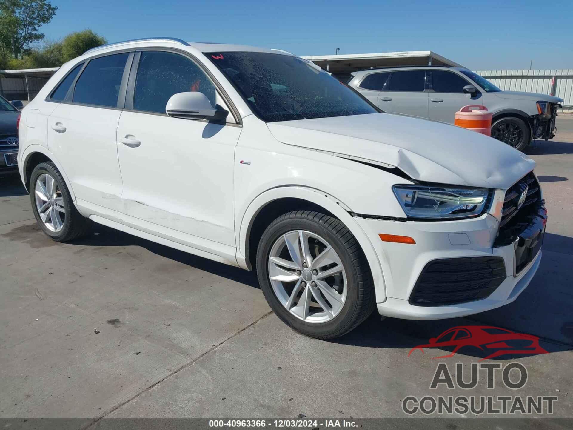 AUDI Q3 2018 - WA1BCCFS0JR010822