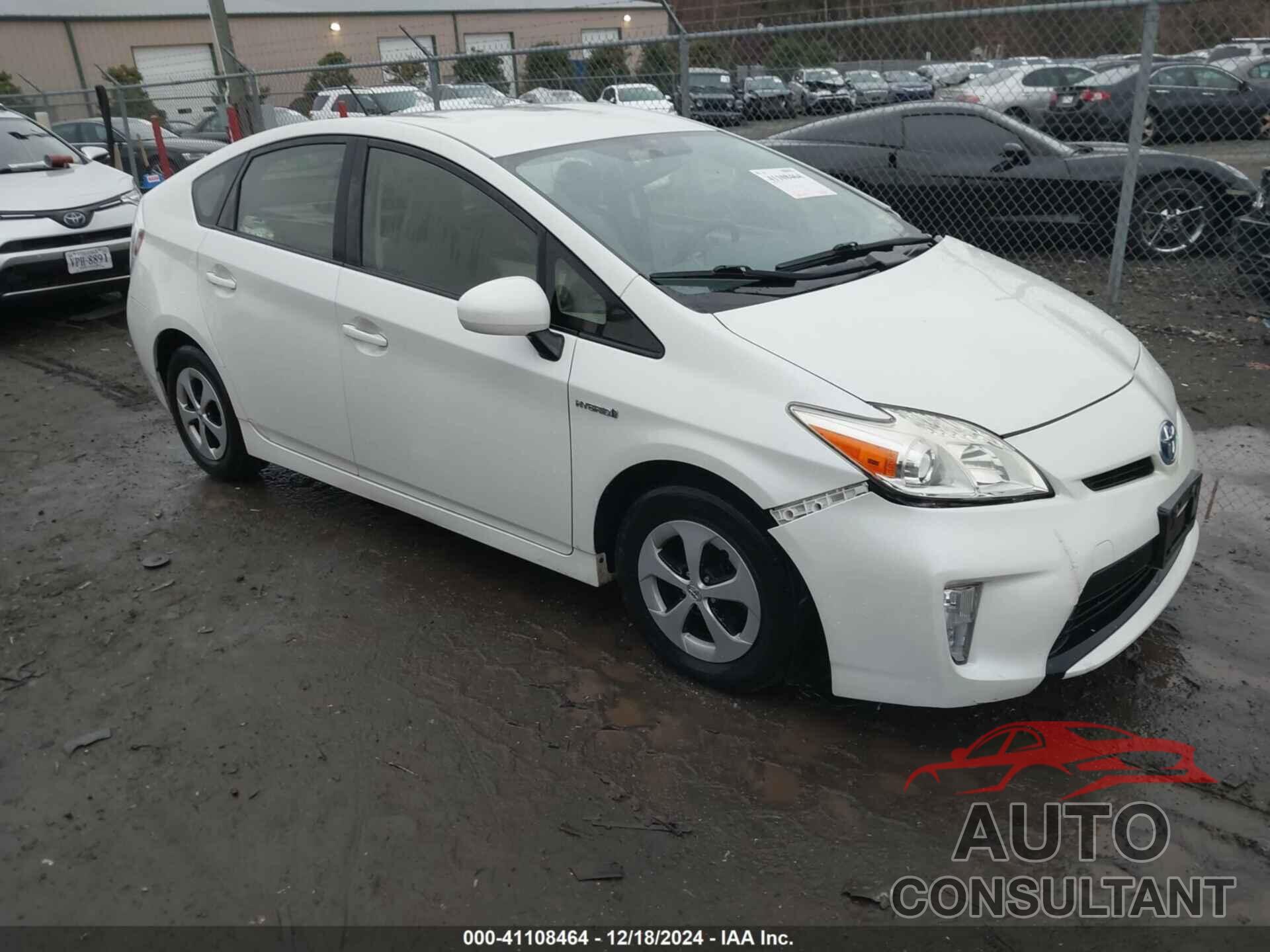 TOYOTA PRIUS 2014 - JTDKN3DU5E0393252