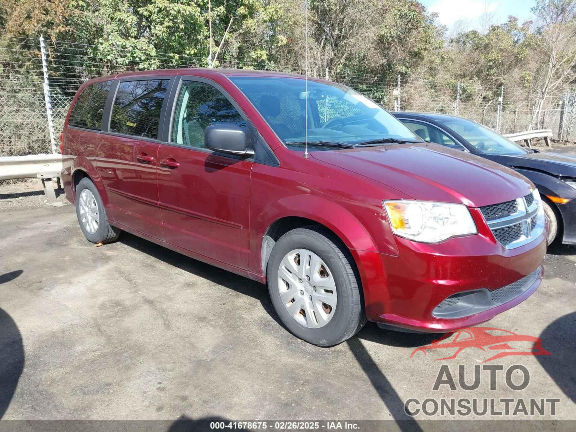 DODGE GRAND CARAVAN 2017 - 2C4RDGBGXHR776684