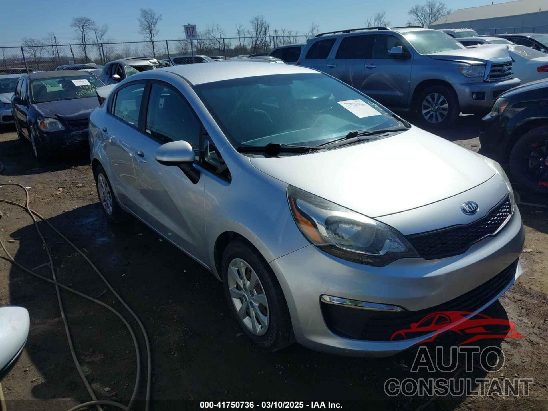 KIA RIO 2016 - KNADM4A30G6583406