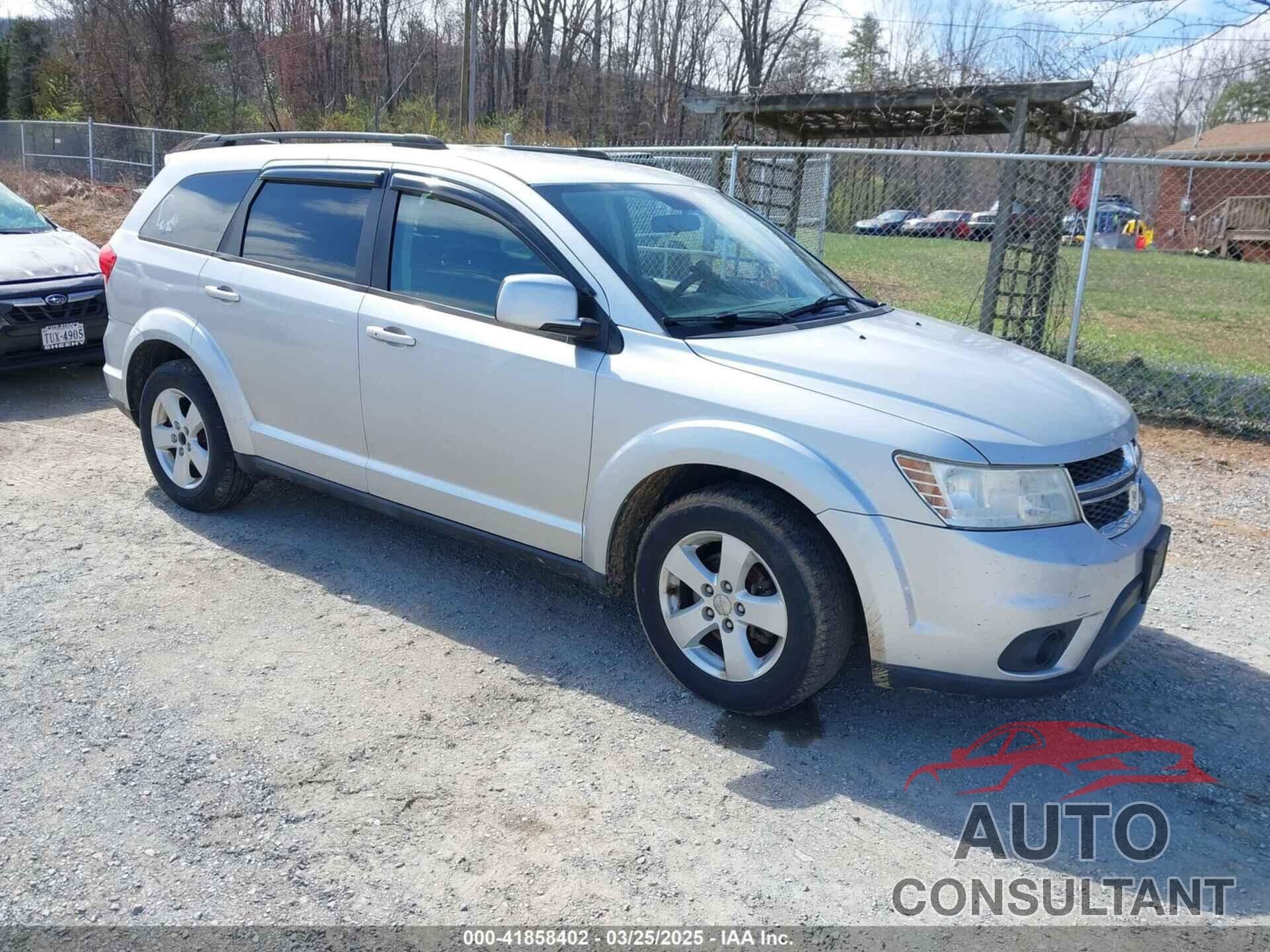 DODGE JOURNEY 2012 - 3C4PDCBG2CT297956