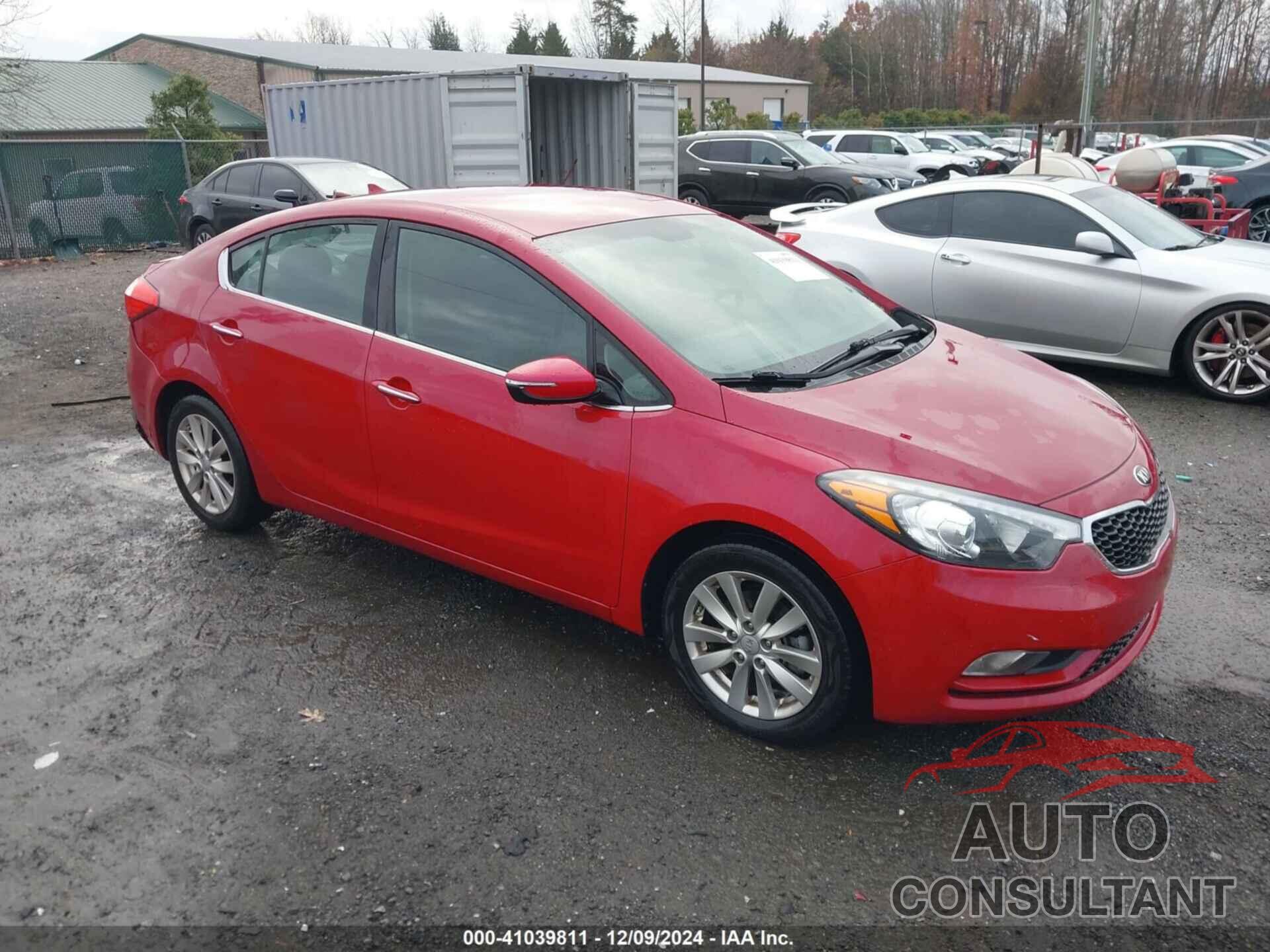 KIA FORTE 2014 - KNAFX4A8XE5162386