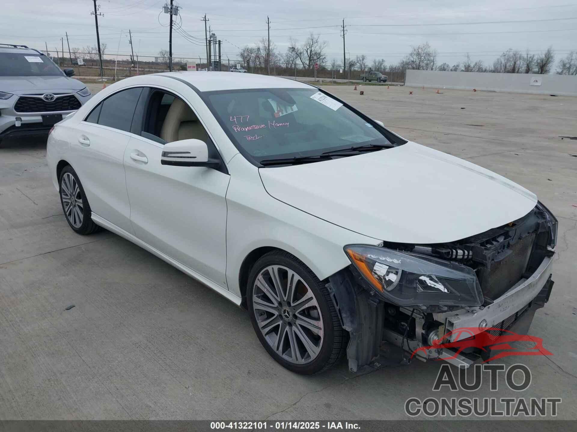 MERCEDES-BENZ CLA 250 2018 - WDDSJ4EB7JN612102